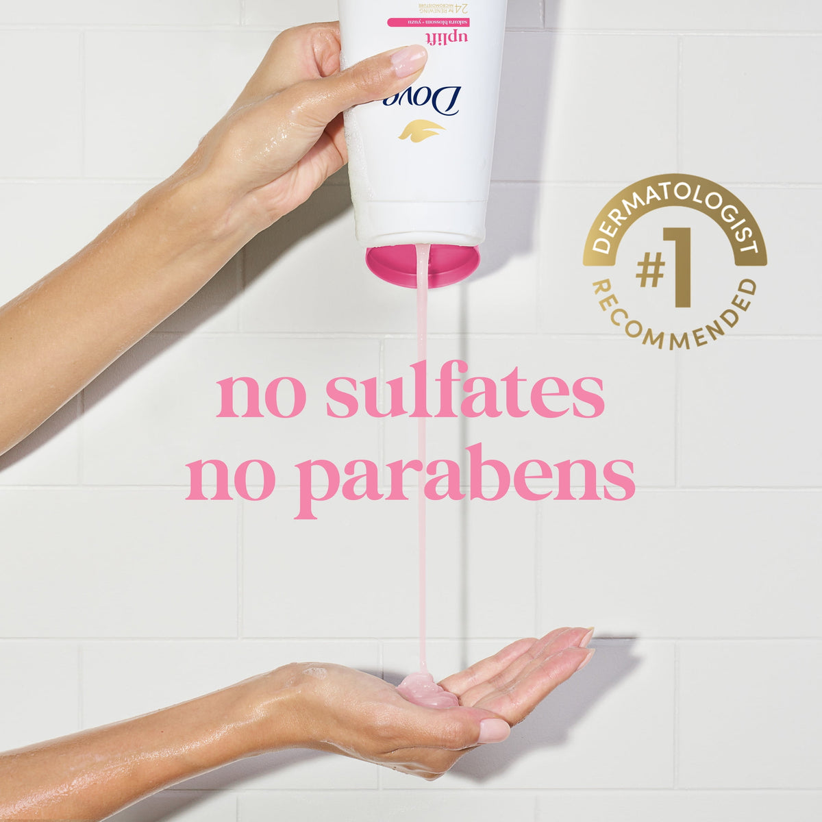 Dove Uplifting Body Wash Sakura Blossom & Yuzu Moisturizing Cleanser 20 fl oz