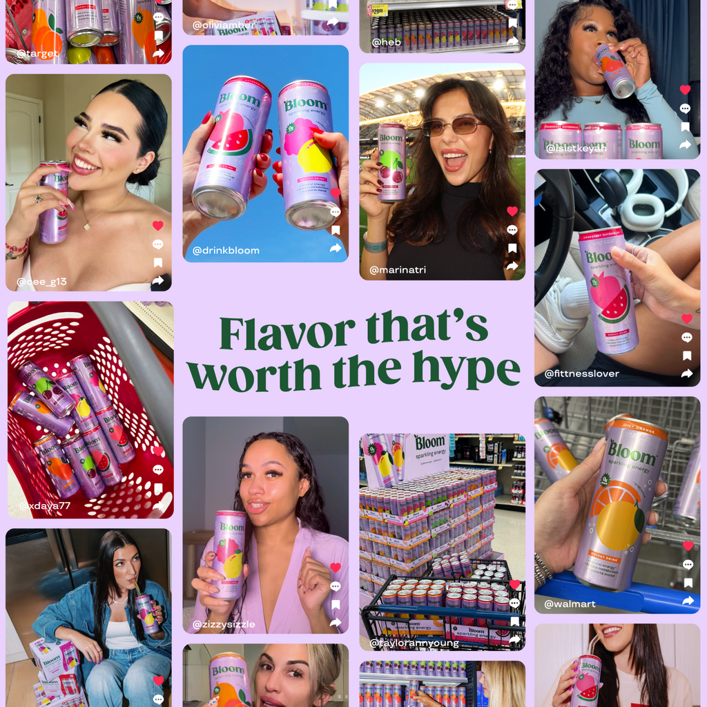 Bloom Sparkling Energy Drinks Seasonal Favorites Variety Pack 12 fl oz 12 Pack Cans