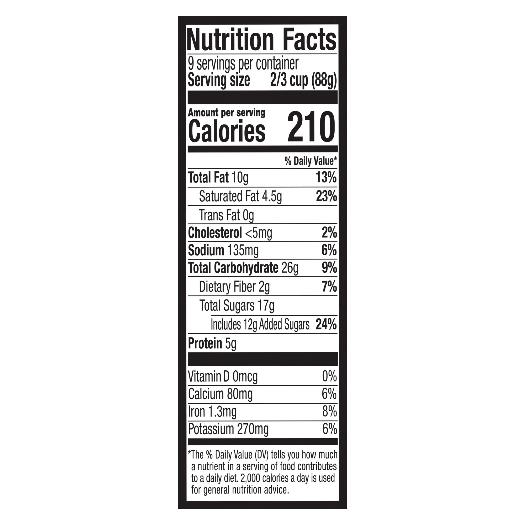 Chocolate Peanut Butter Ice Cream 48 Oz 1 Count Breyers