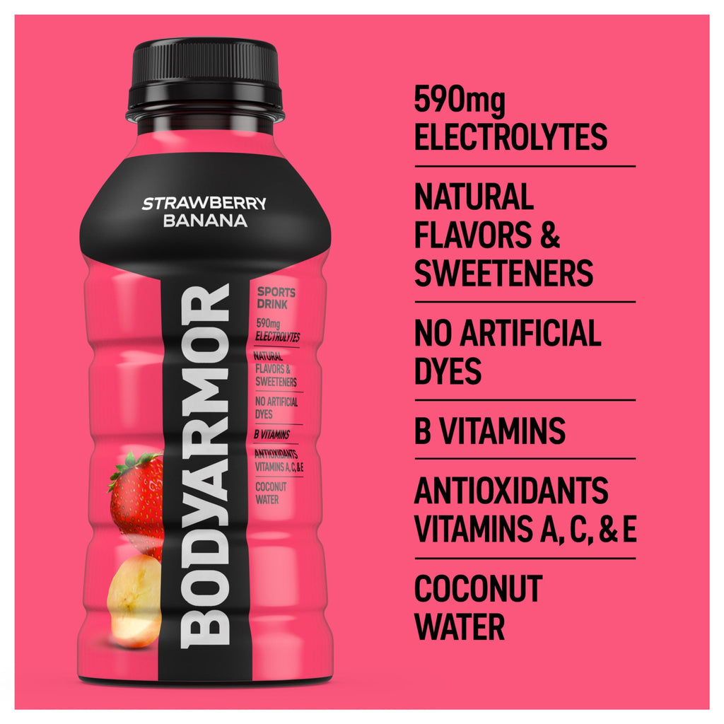 BODYARMOR Strawberry Banana Sports Drink 12 fl oz 8 Count