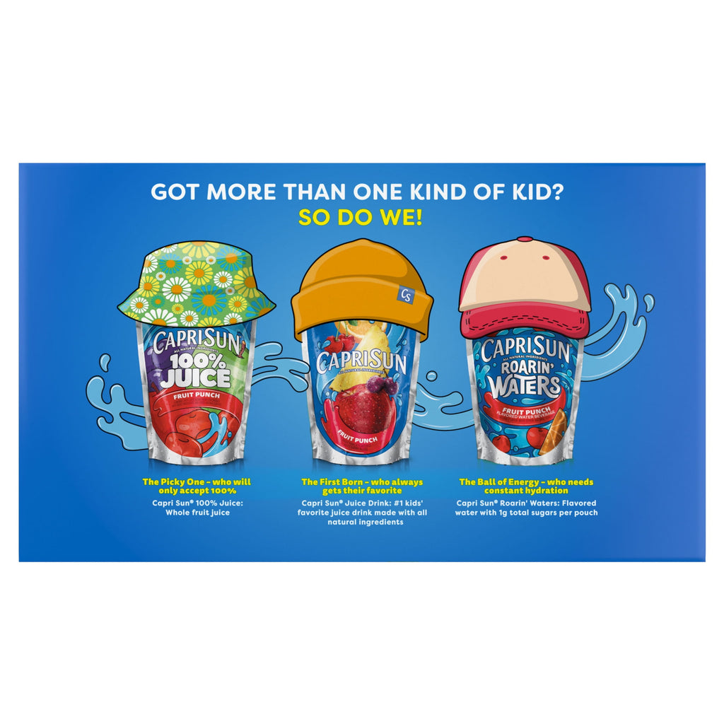 Capri Sun Strawberry Kiwi Flavored Juice Drink Blend 10 Count 6 fl oz Pouches