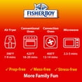 Fisher Boy Crispy Breaded Fish Sticks Made from Minced Fish Frozen 60 Oz 120 Count