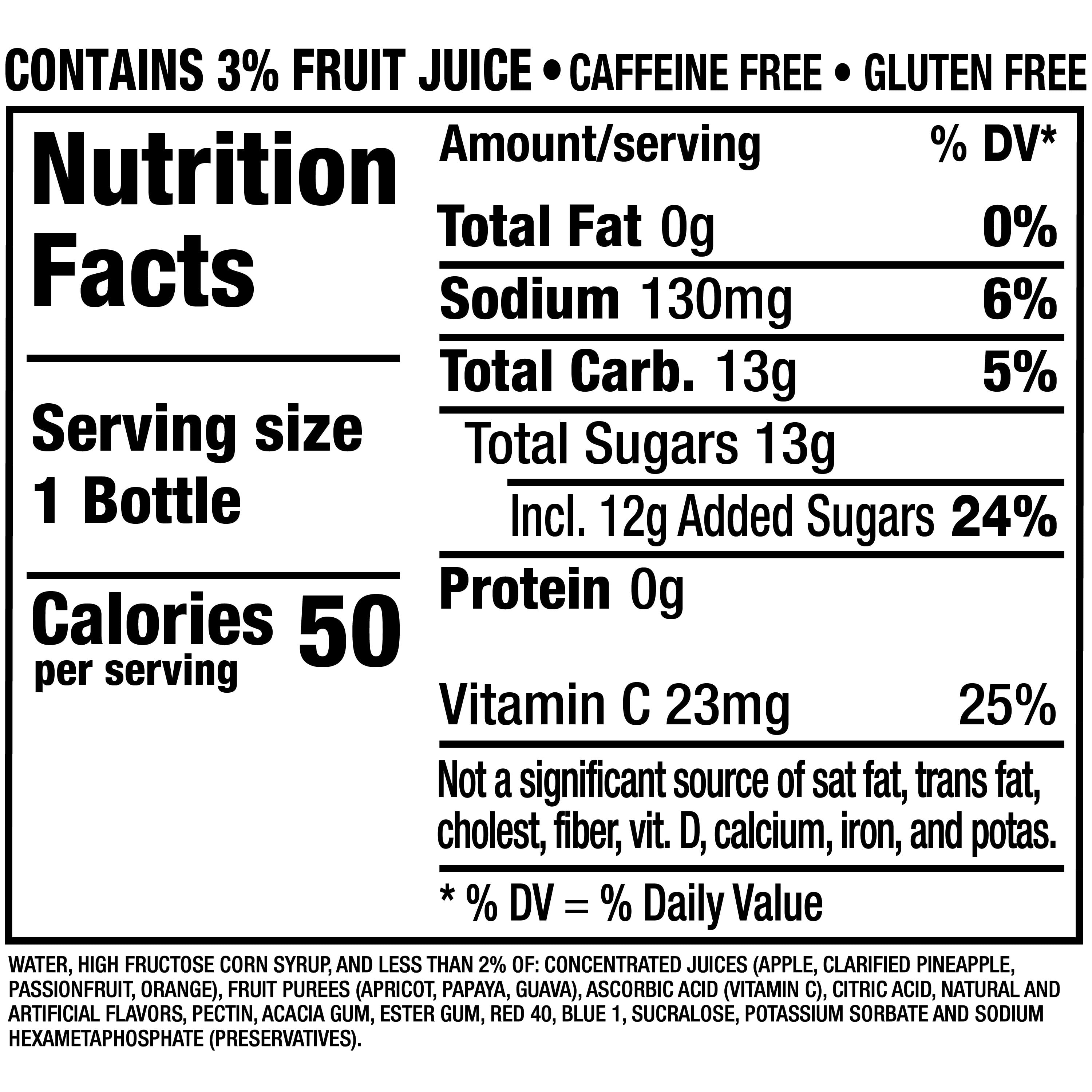 Hawaiian Punch Fruit Juicy Red Juice Drink 10 fl oz 6 Pack