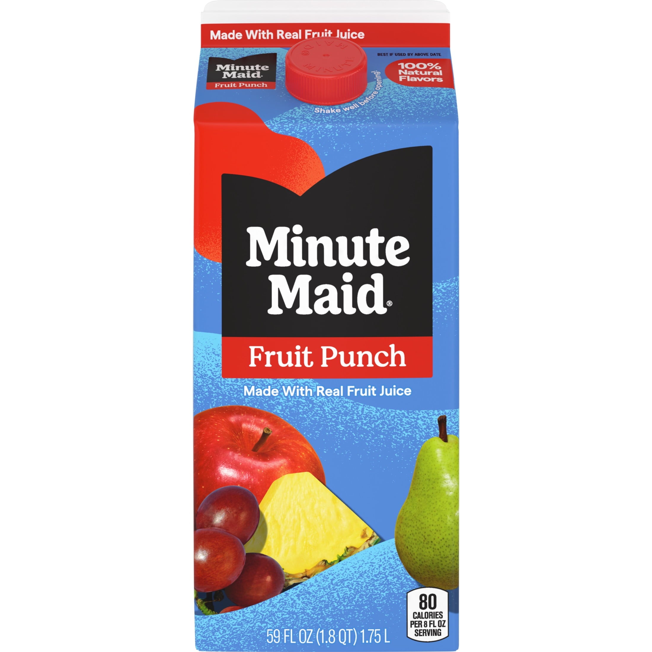 Minute Maid Fruit Punch Juice Drink Carton 59 fl oz