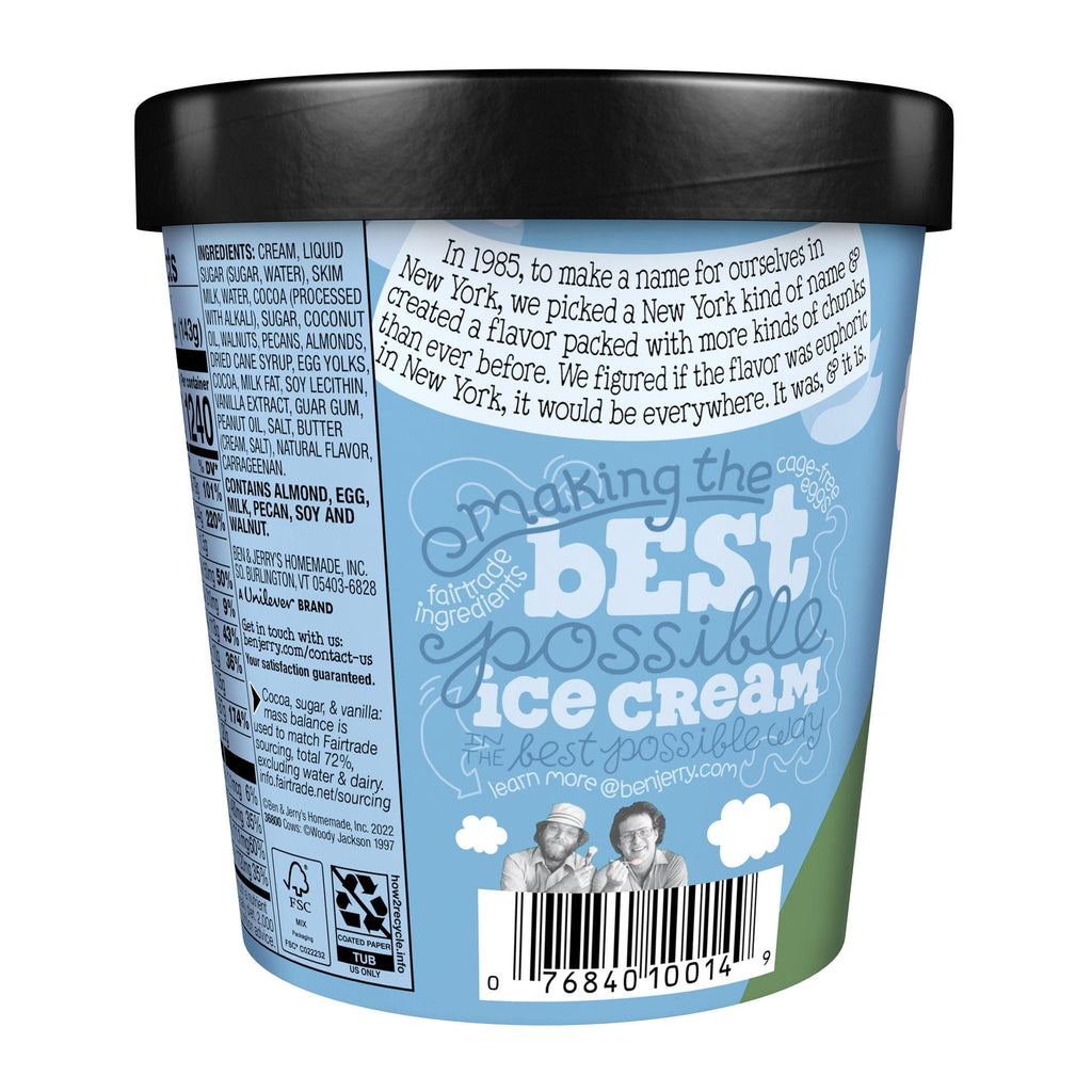 Ben & Jerry's New York Super Fudge Chunk Chocolate Ice Cream 1 Pint