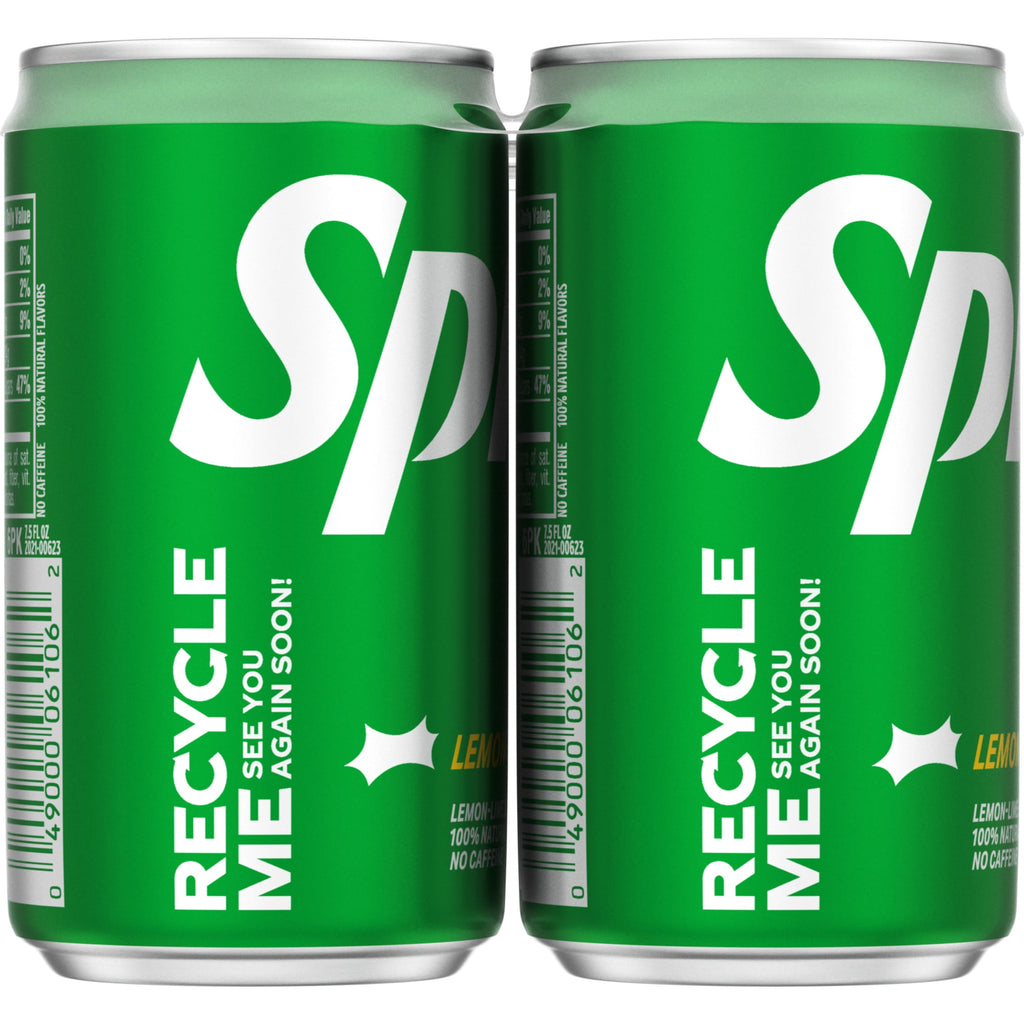 Sprite Lemon-Lime Caffeine Free Soda Pop Mini Cans 7.5 Fl Oz 6 Pack