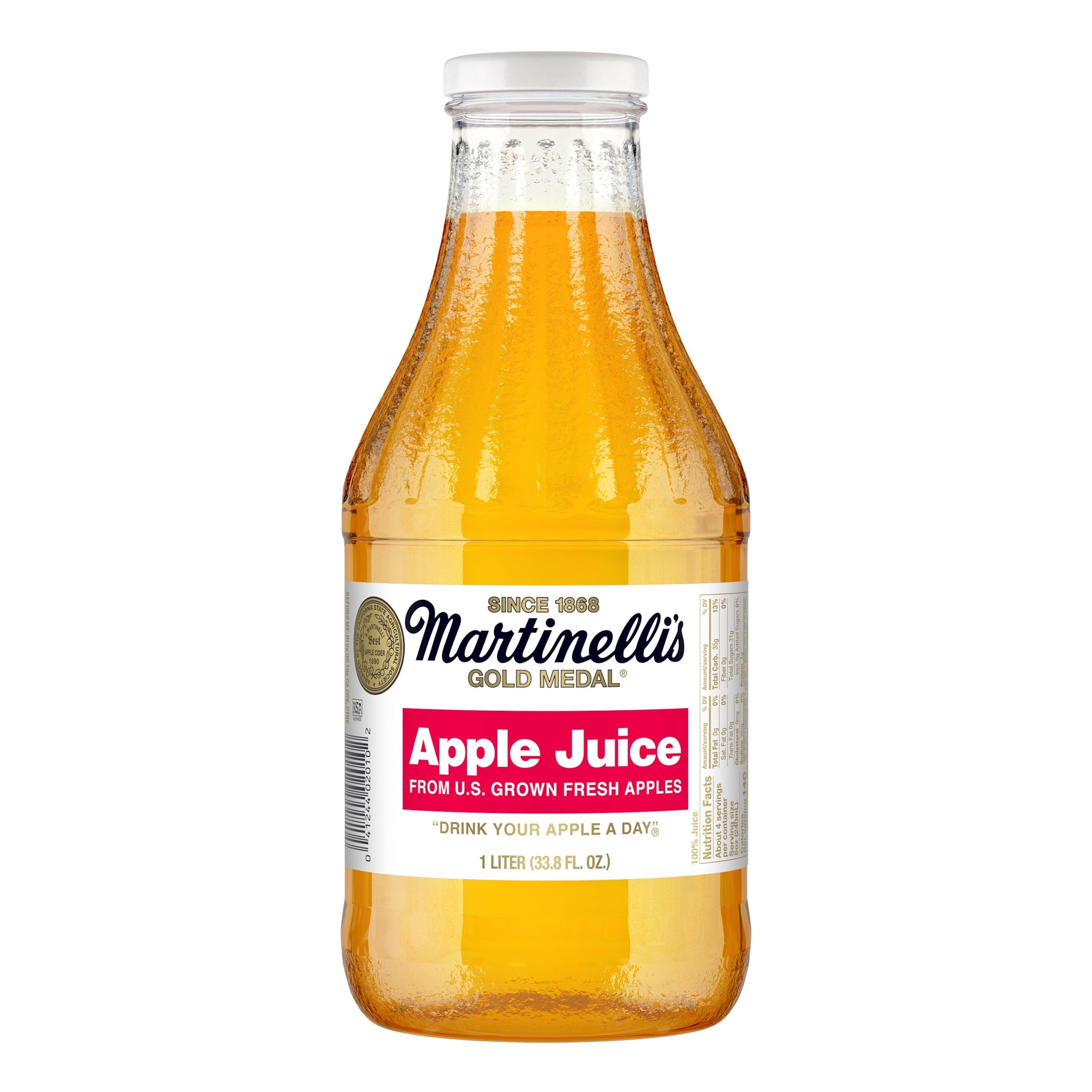 Martinelli's Gold Medal 100% Apple Juice Pulp-Free 33.8 fl oz