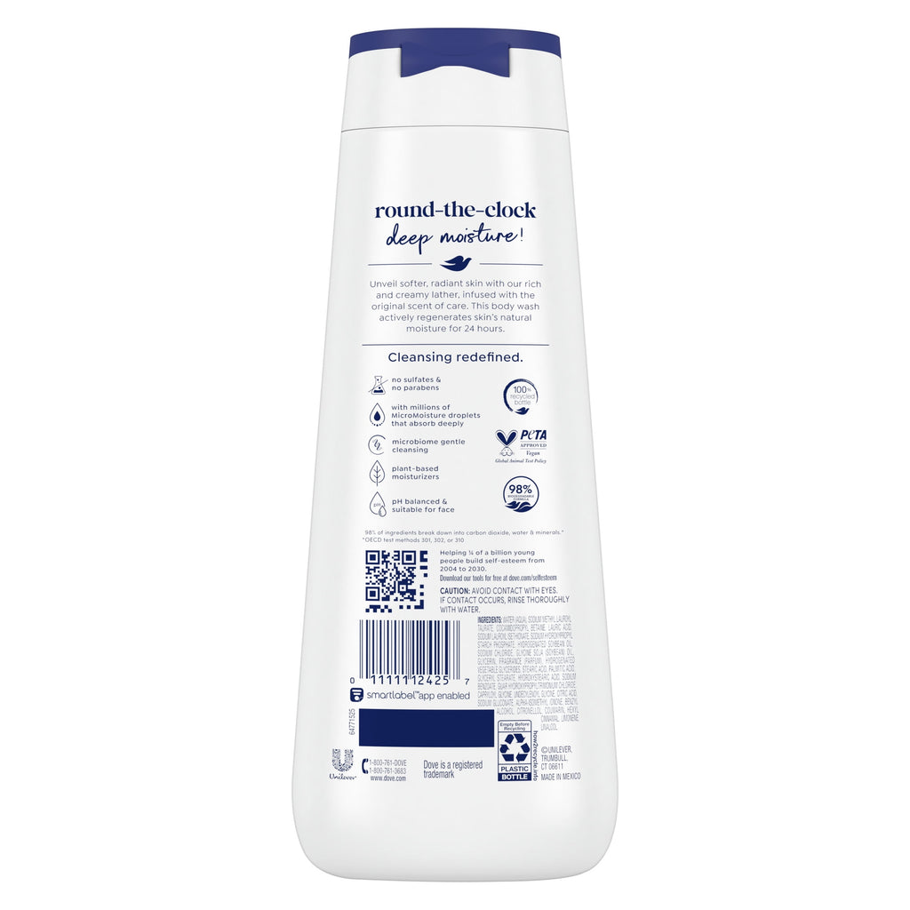 Dove Deep Moisture Liquid Body Wash Cleanser for Women 20 fl oz