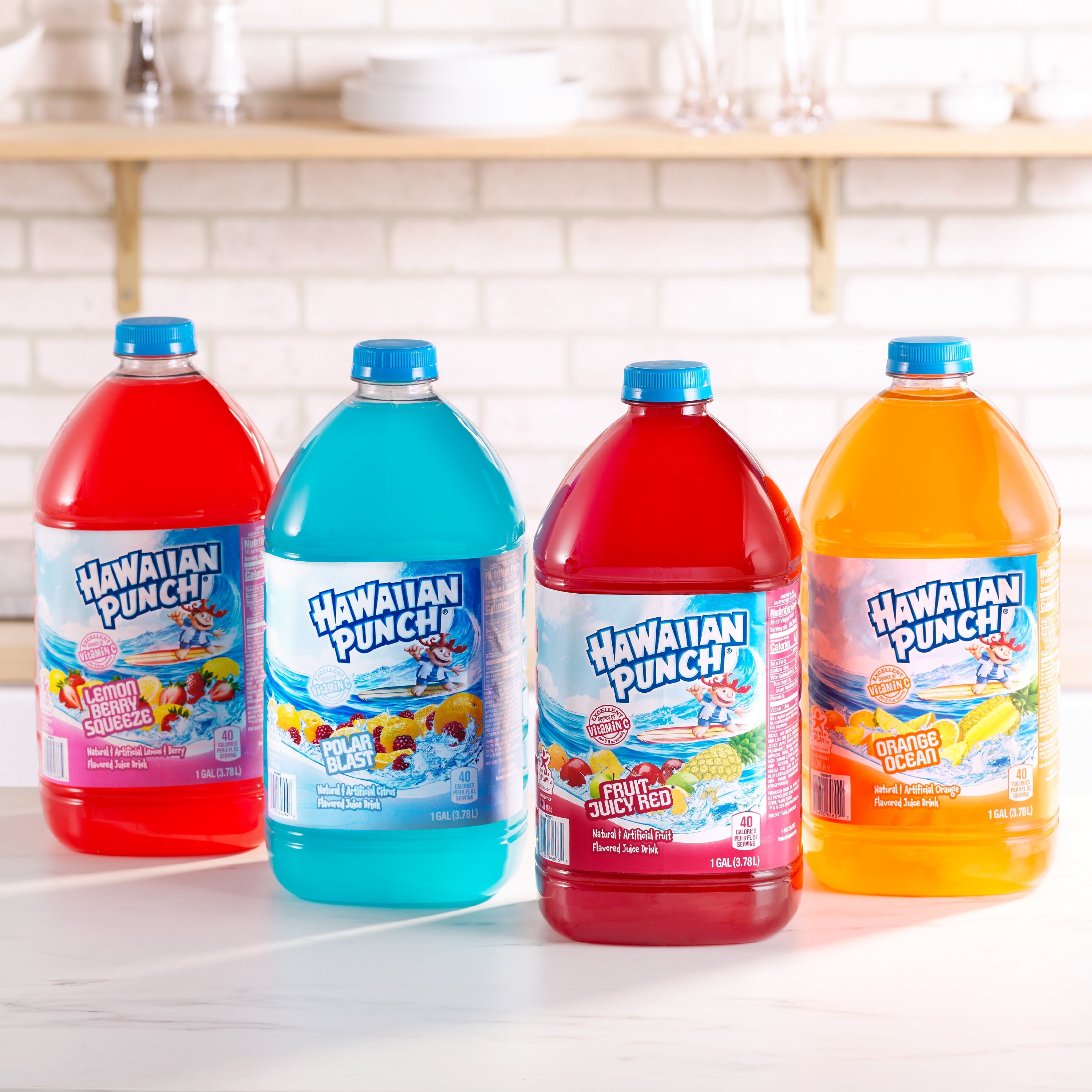 Hawaiian Punch Fruit Juicy Red Juice Drink 10 fl oz 6 Pack