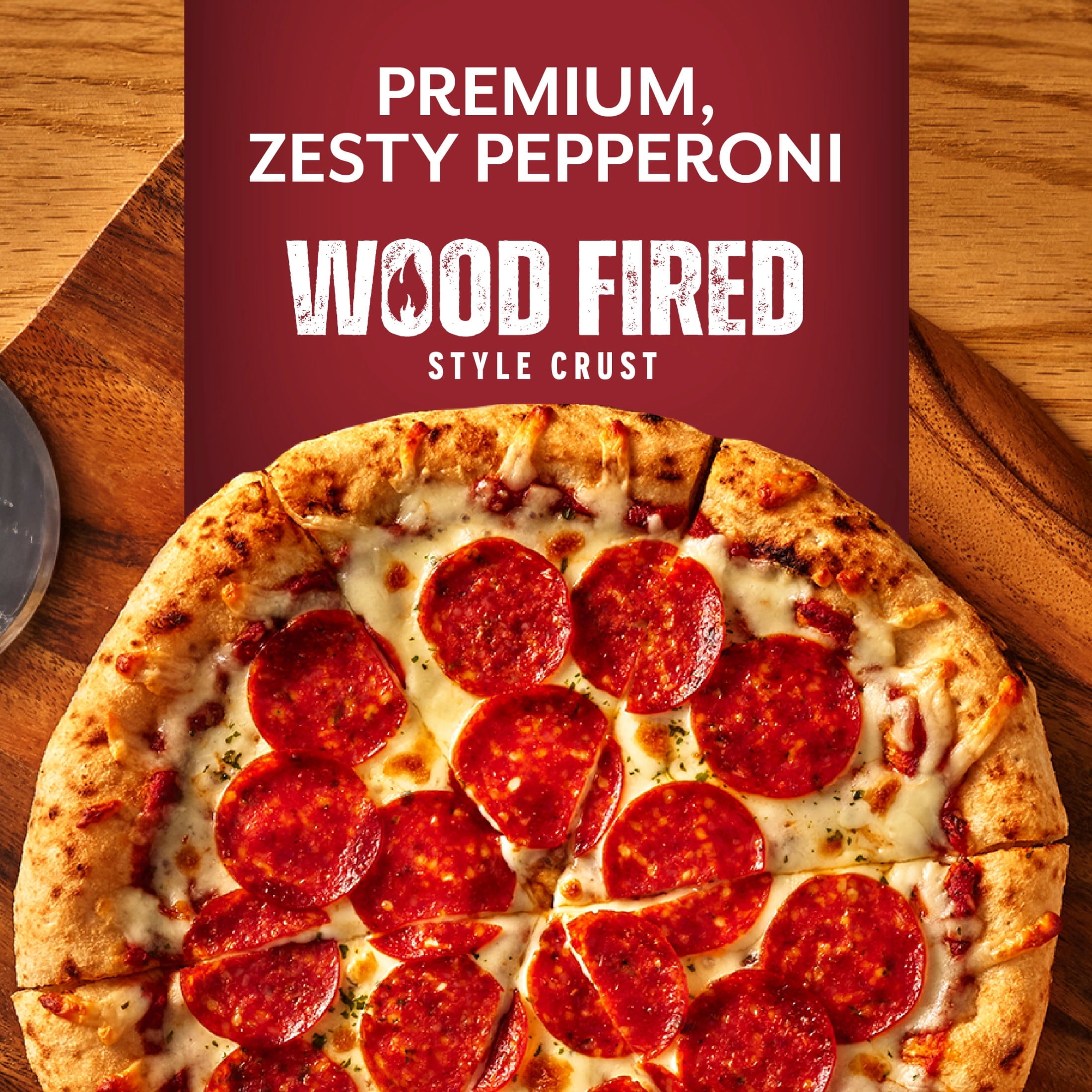 DiGiorno Wood Fired Style Crust Premium Pepperoni Frozen Pizza 15.7 Oz