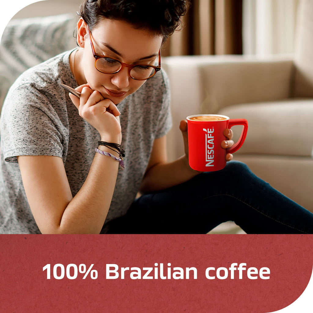 NESCAFÉ CLÁSICO Brazil Naturally Caffeinated Dark Roast Instant Coffee 7 oz Jar