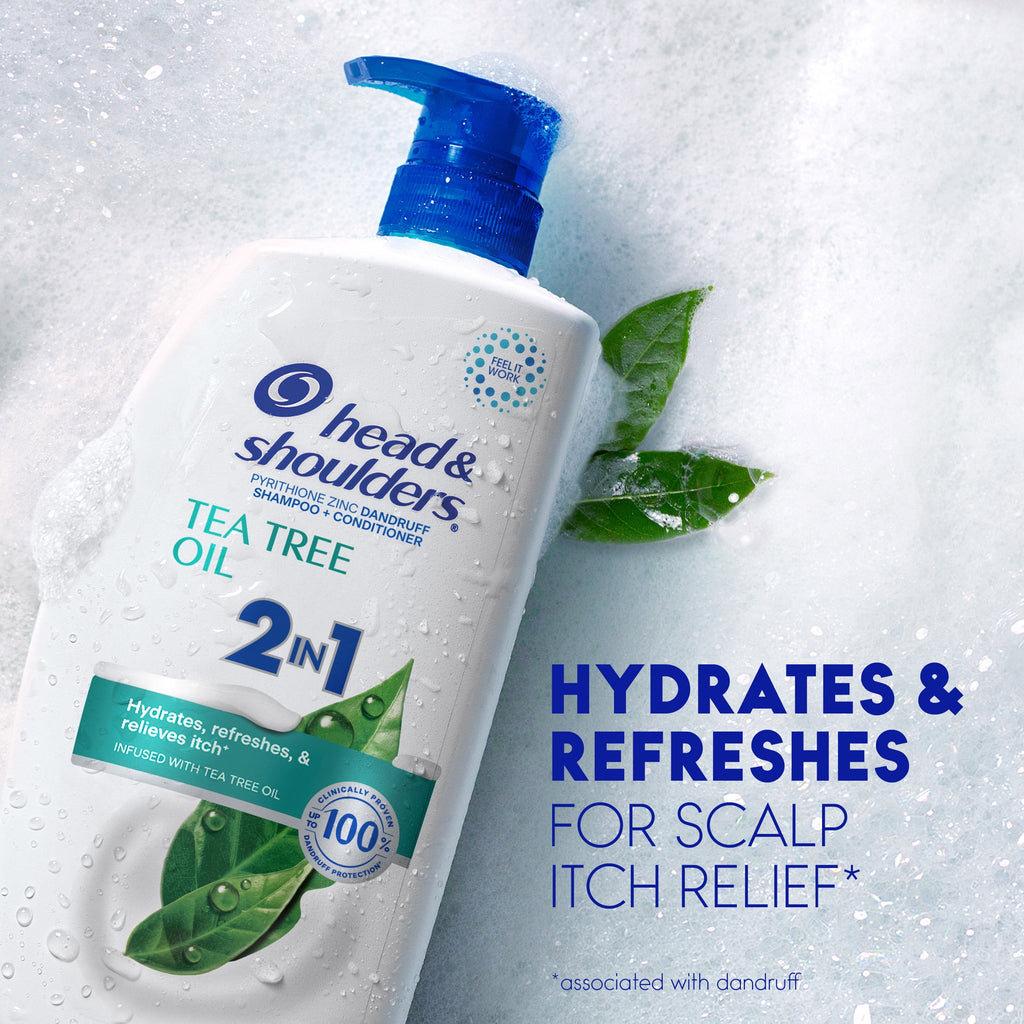 Head & Shoulders Anti-Dandruff 2in1 Shampoo and Conditioner Tea Tree Oil 28.2 fl oz