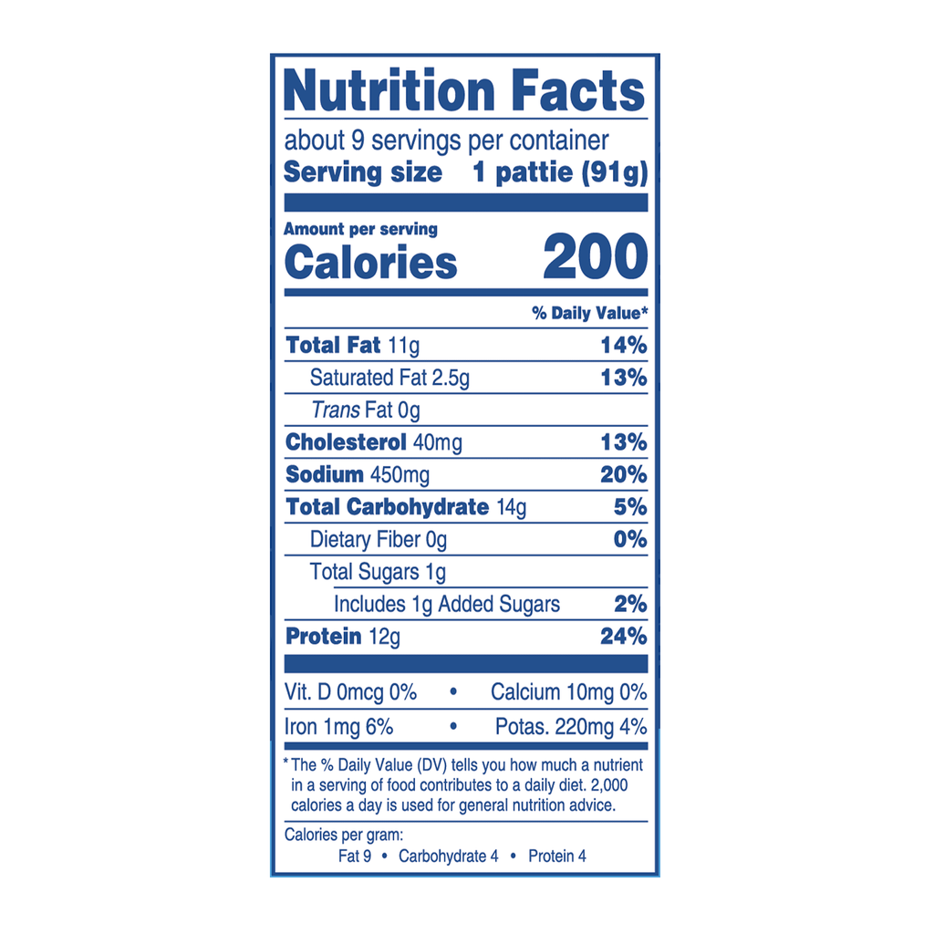 Perdue No Antibiotics Ever Frozen Breaded Chicken Breast Patties 28.8 Oz