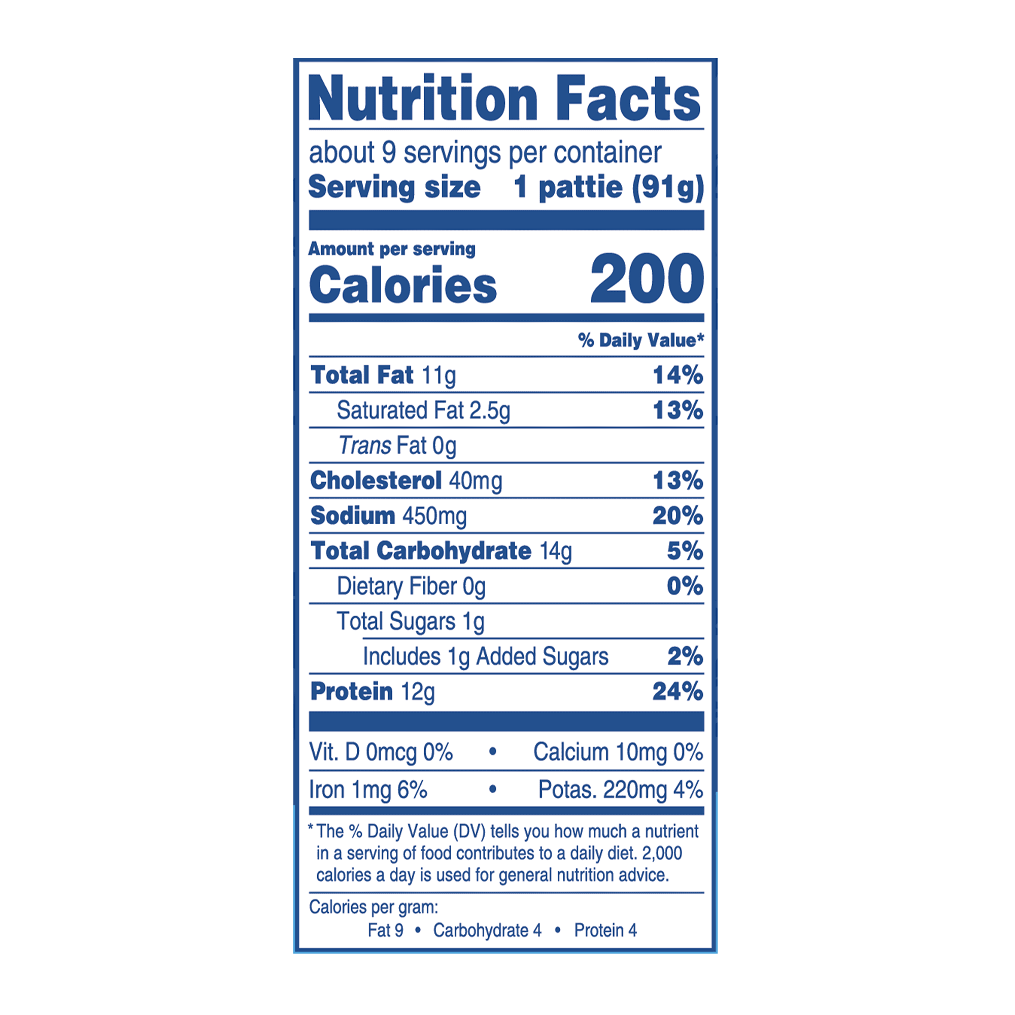 Perdue No Antibiotics Ever Frozen Breaded Chicken Breast Patties 28.8 Oz