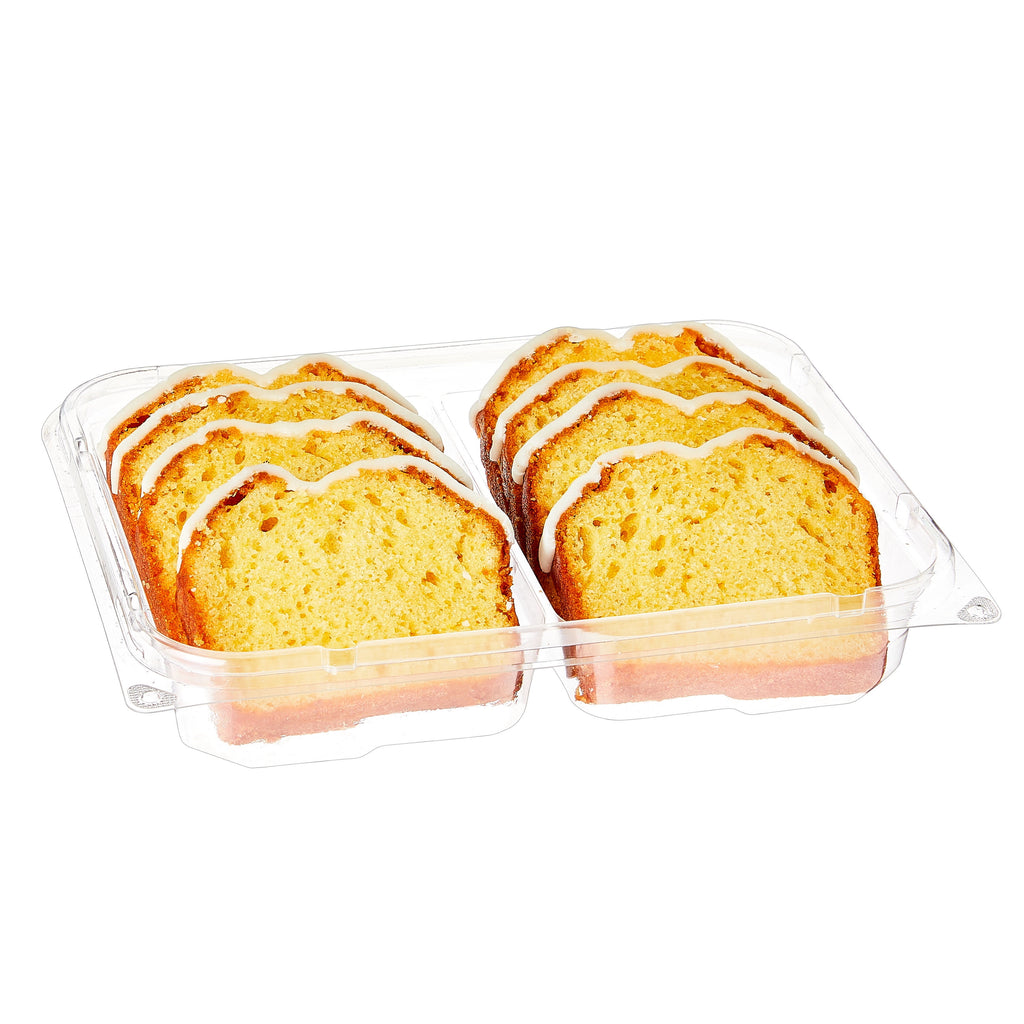 Iced Lemon Sliced Loaf Cake 14.1 Oz 8 Count Marketside