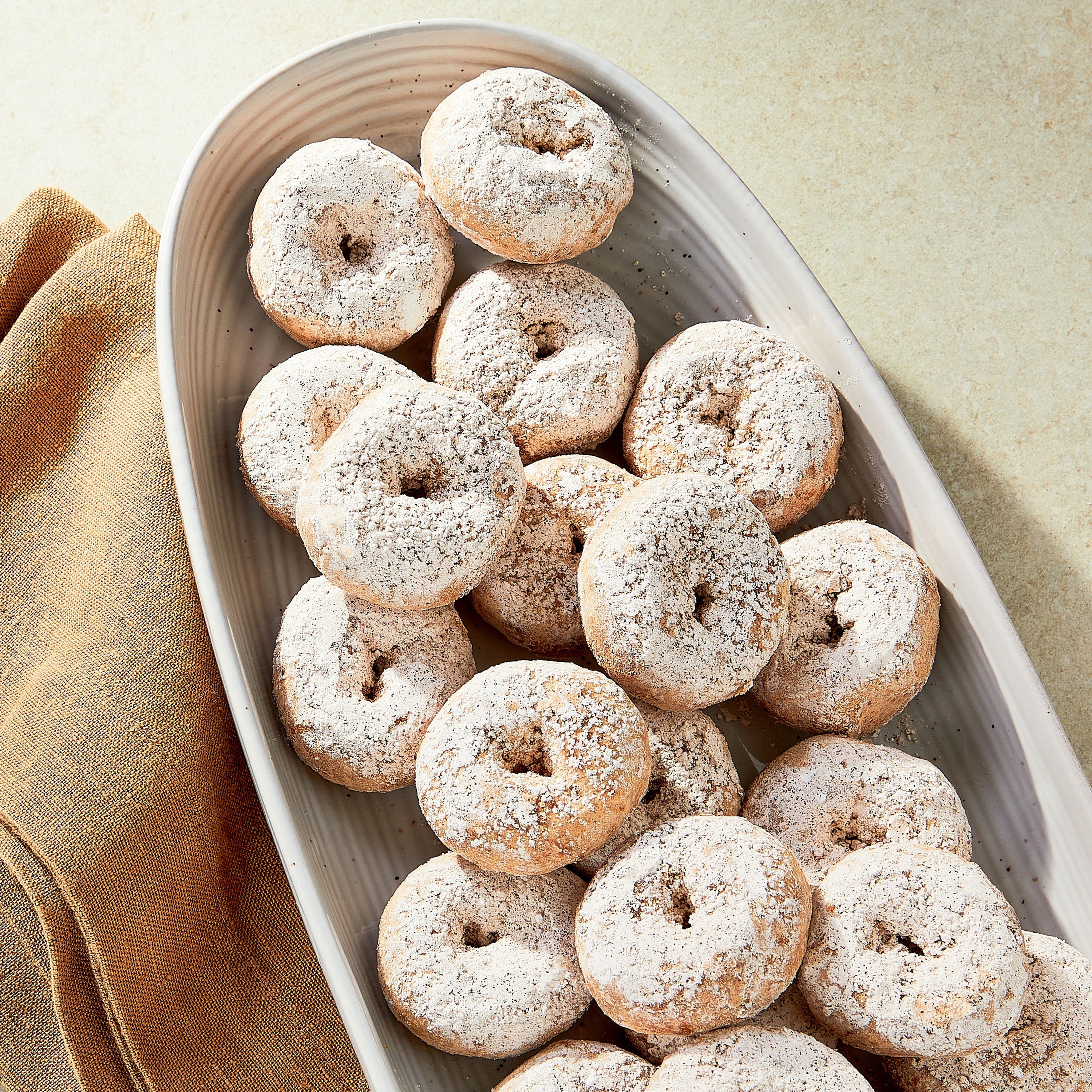 Powdered Cinnamon Sugar Mini Donuts 14 Oz 21 Count Freshness Guaranteed
