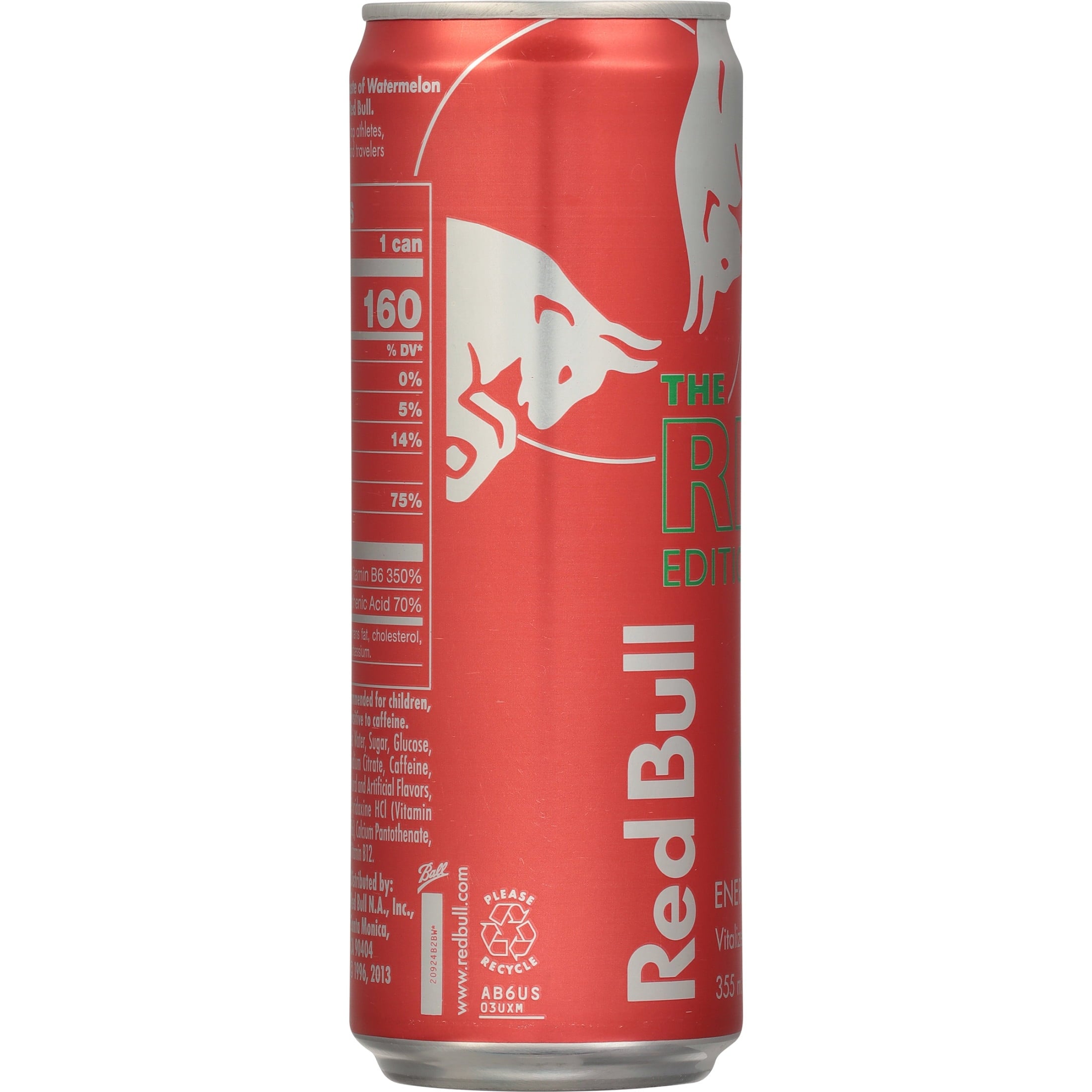 Red Bull Red Edition Watermelon Energy Drink 12 fl oz Single Can