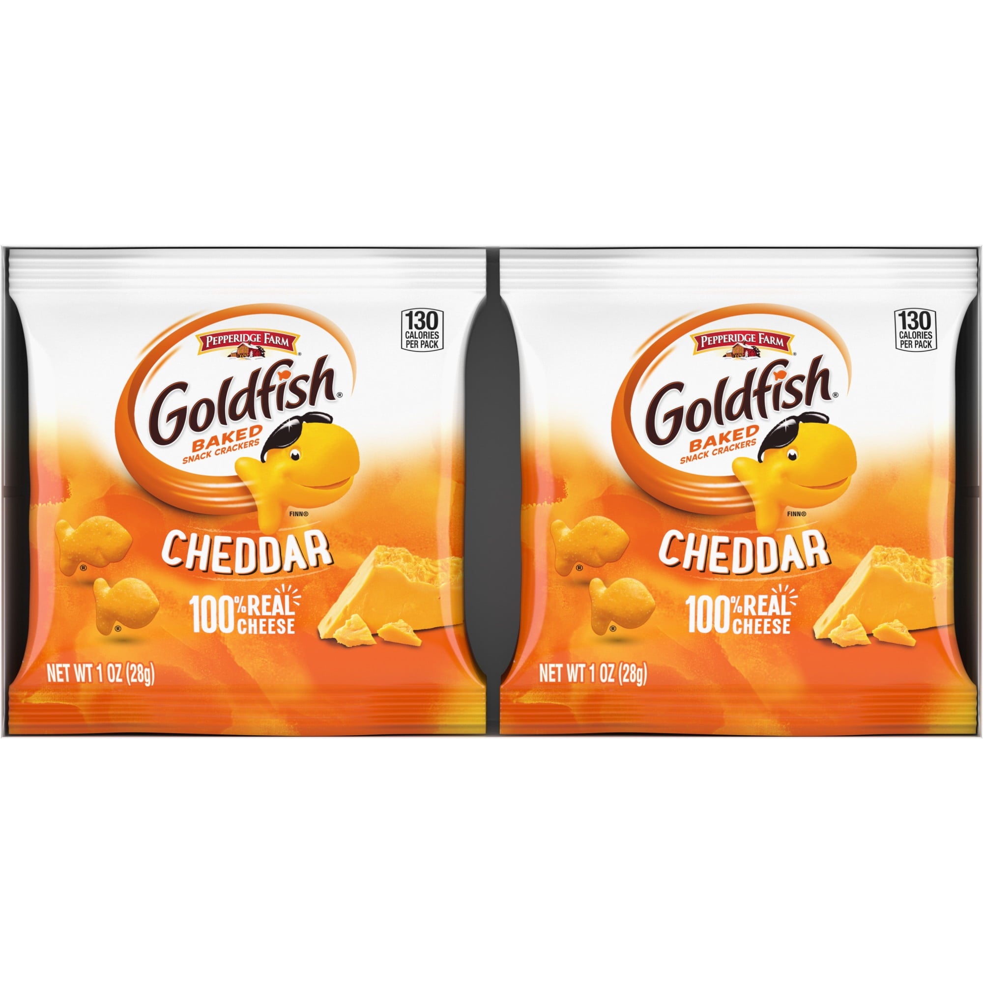Cheddar Cheese Crackers Snack Packs 12 Count 12 Oz Goldfish