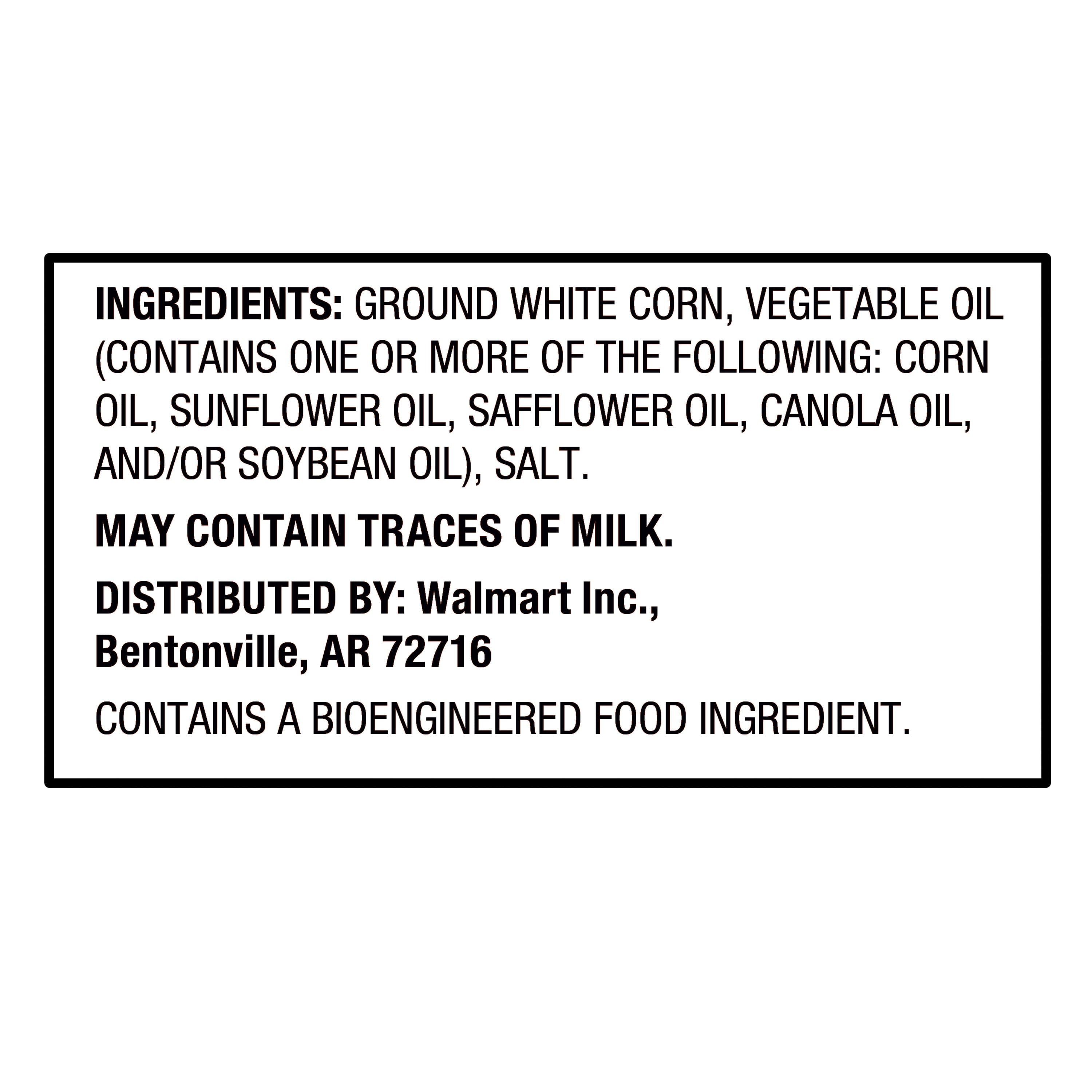 Bite Size Tortilla Chips Party Size 18 Oz Great Value