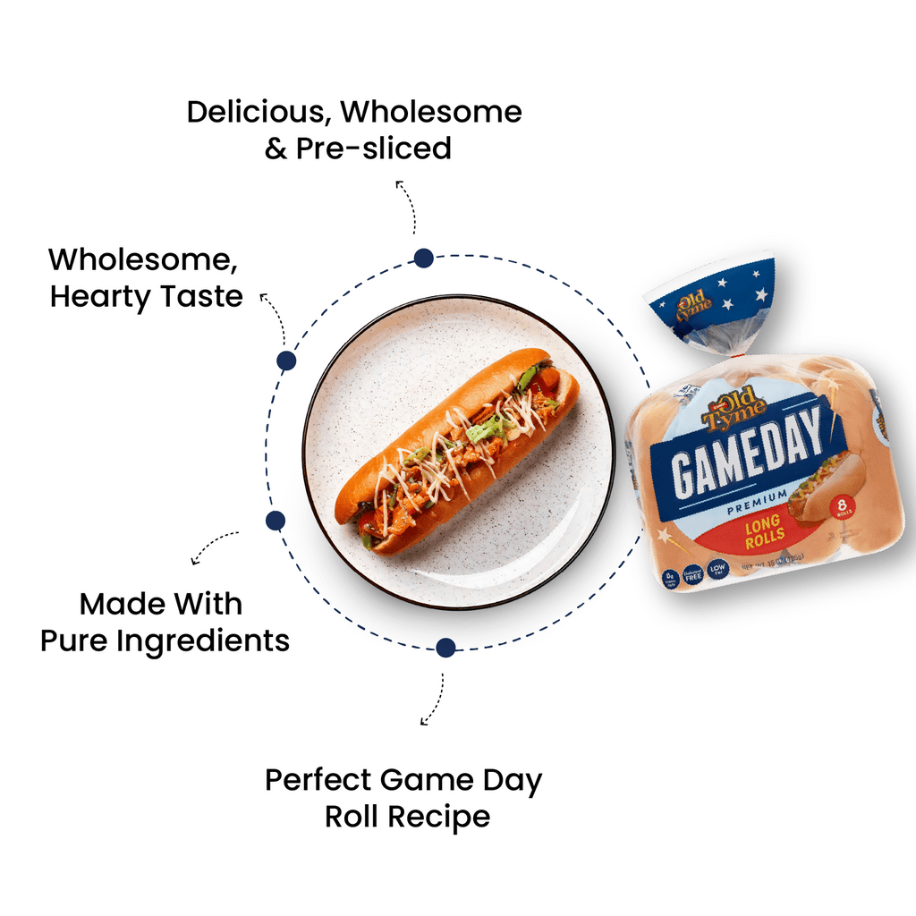 Old Tyme Gameday Premium Long Rolls 8 Count