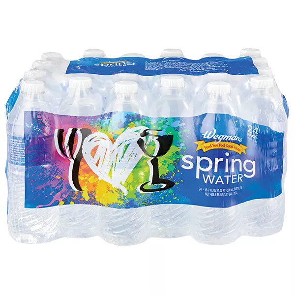 Wegmans Spring Water, 24 Pack