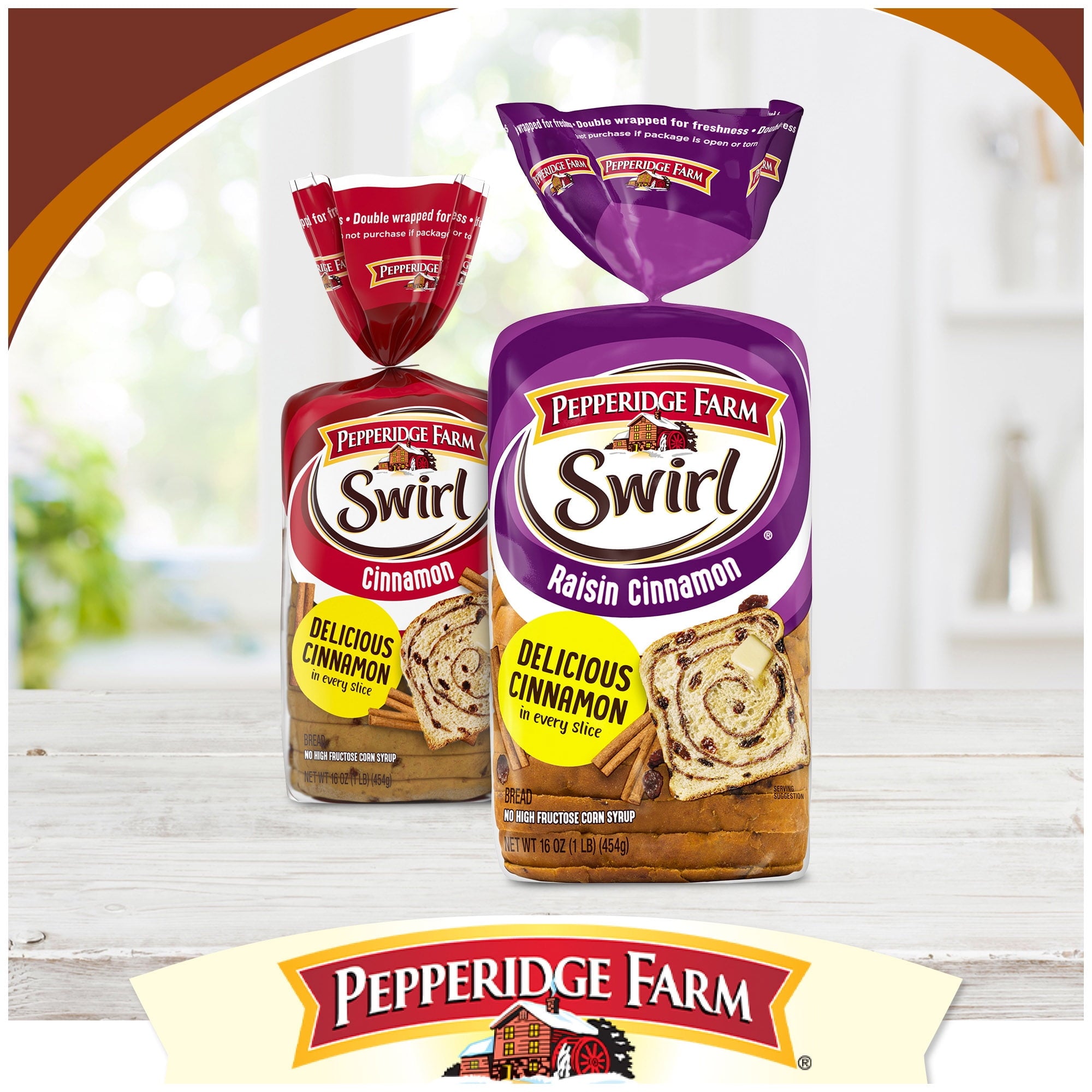 Brown Sugar Cinnamon Swirl Breakfast Bread 16 Oz 1 Count