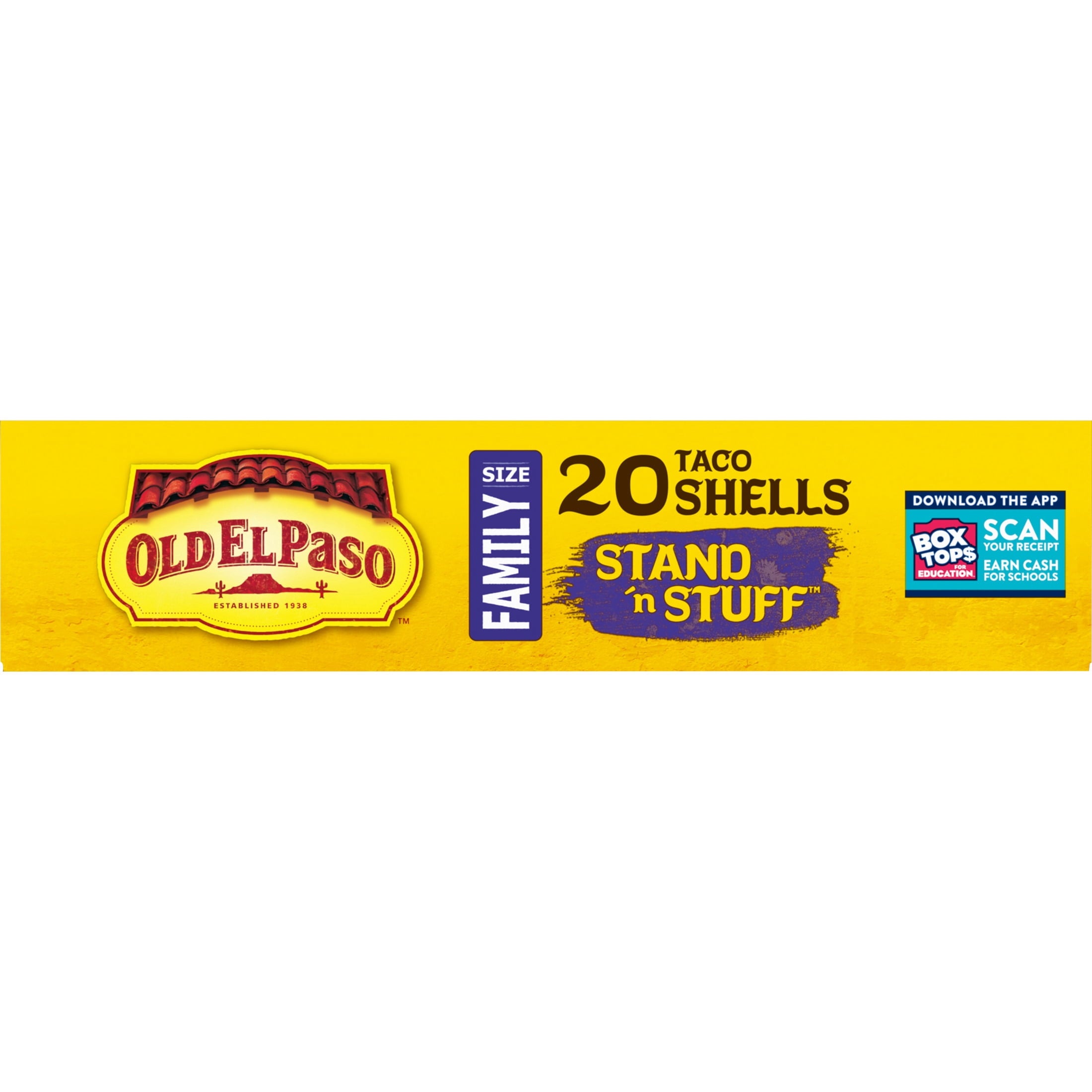 Stand N Stuff Crunchy Taco Shells 9.4 Oz 20 Count Gluten Free Old El Paso
