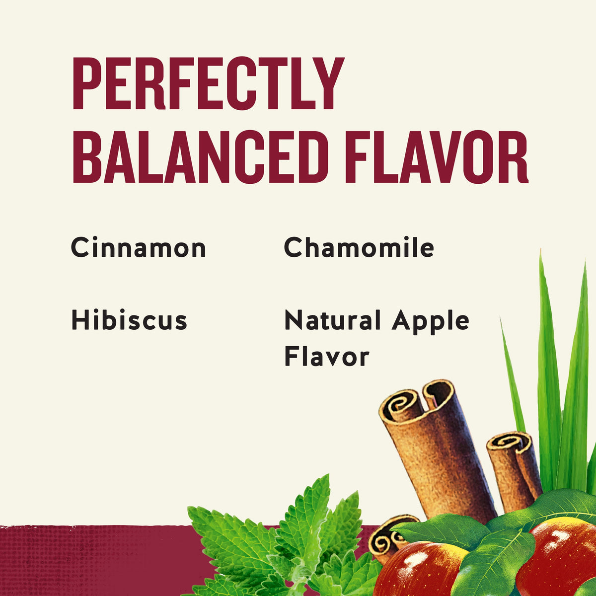 Celestial Seasonings Cinnamon Apple Spice Caffeine-Free Herbal Tea Bags 1.7 oz 20 Count