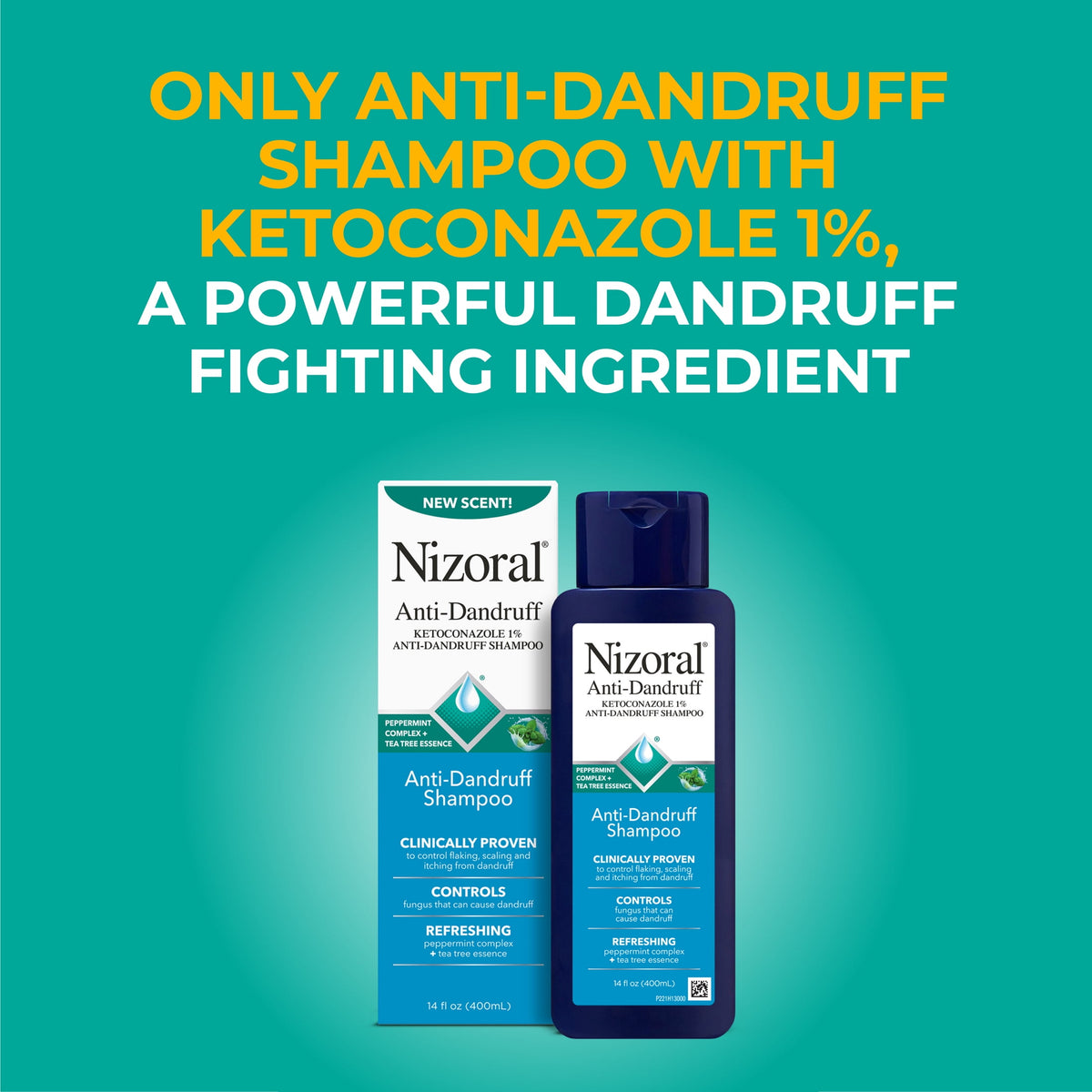 Nizoral Anti-Dandruff Shampoo with 1% Ketoconazole 14 fl oz