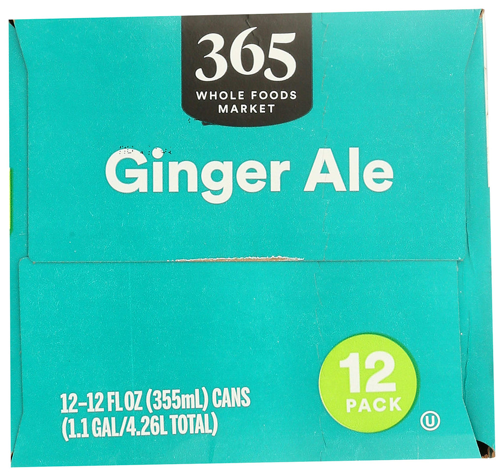 Ginger Ale Cans 12 Fl Oz 12 Pack 365 By Whole Foods Market