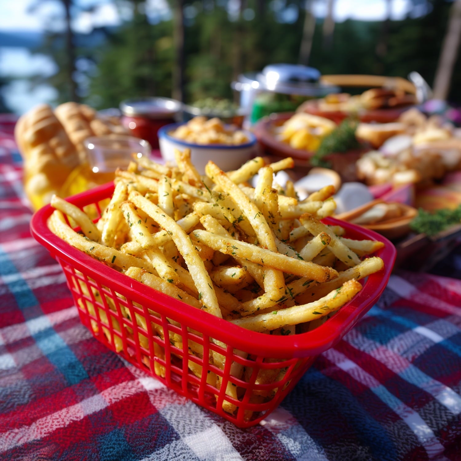 Kinder's Buttery Garlic and Herb Frozen Crispy Fries 18 Oz