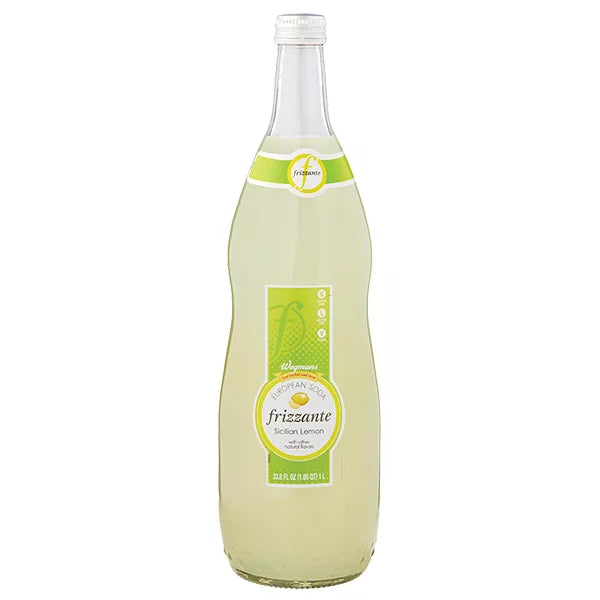 Wegmans Frizzante Sicilian Lemon European Soda 33.8 fl. oz.
