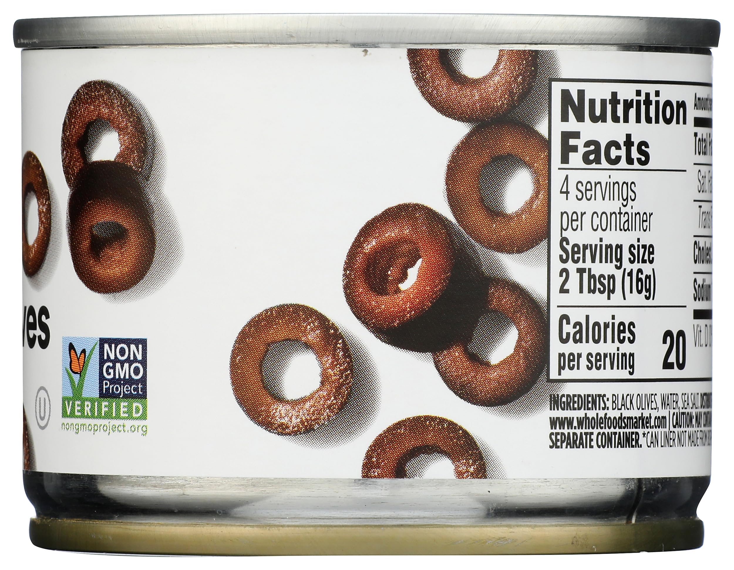 Ripe Sliced Olives 2.25 Oz 365 By Whole Foods Market