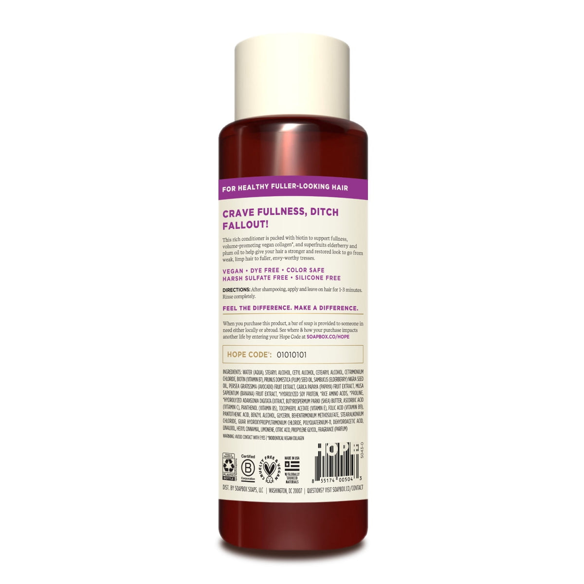 Soapbox Biotin & Superfruit Volumizing Conditioner 16 fl oz