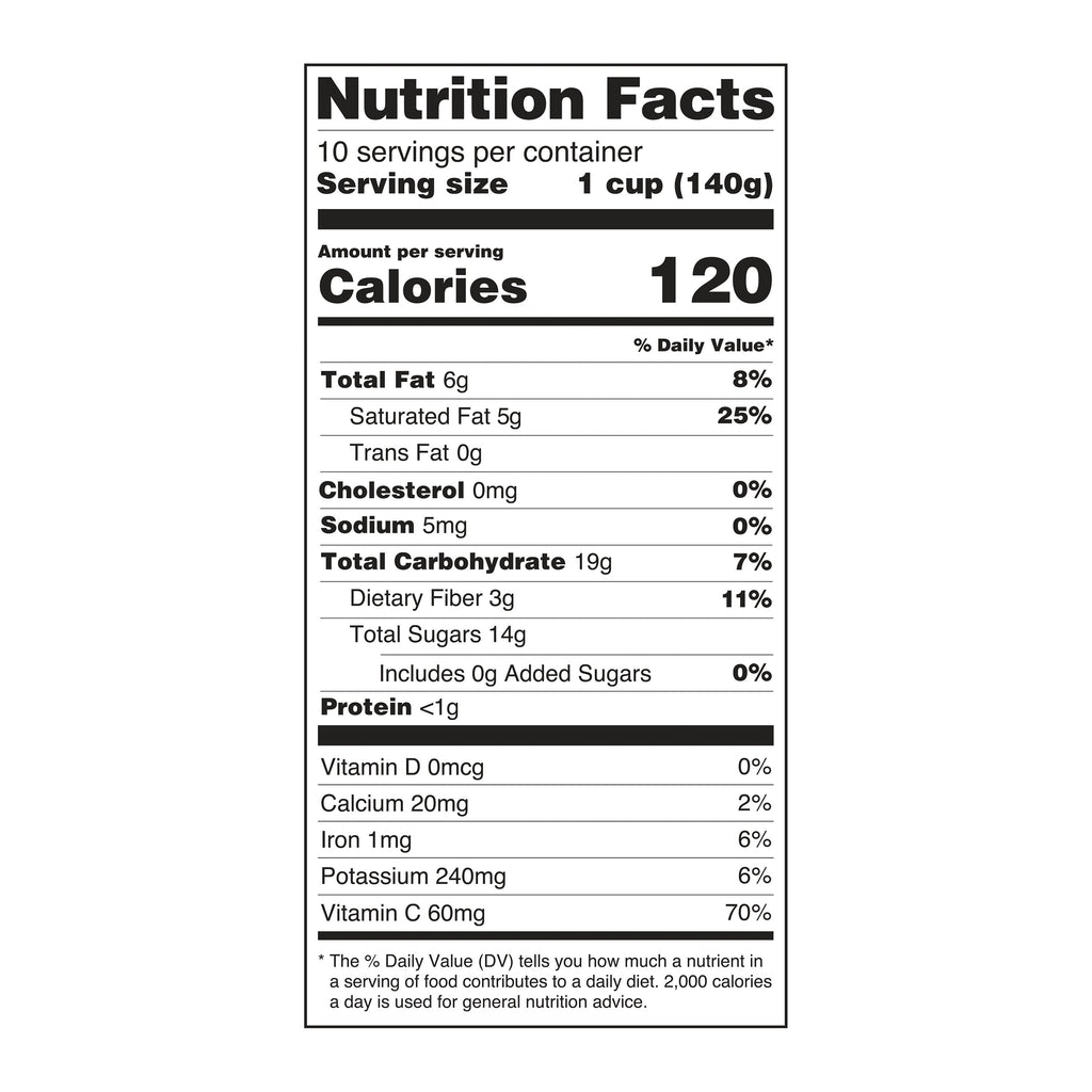 Great Value Tropical Fruit Blend Frozen 48 Oz