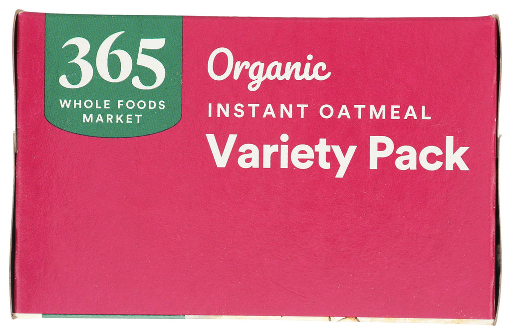 Organic Variety Pack Instant Oatmeal 11.3 Oz 365 By Whole Foods Market