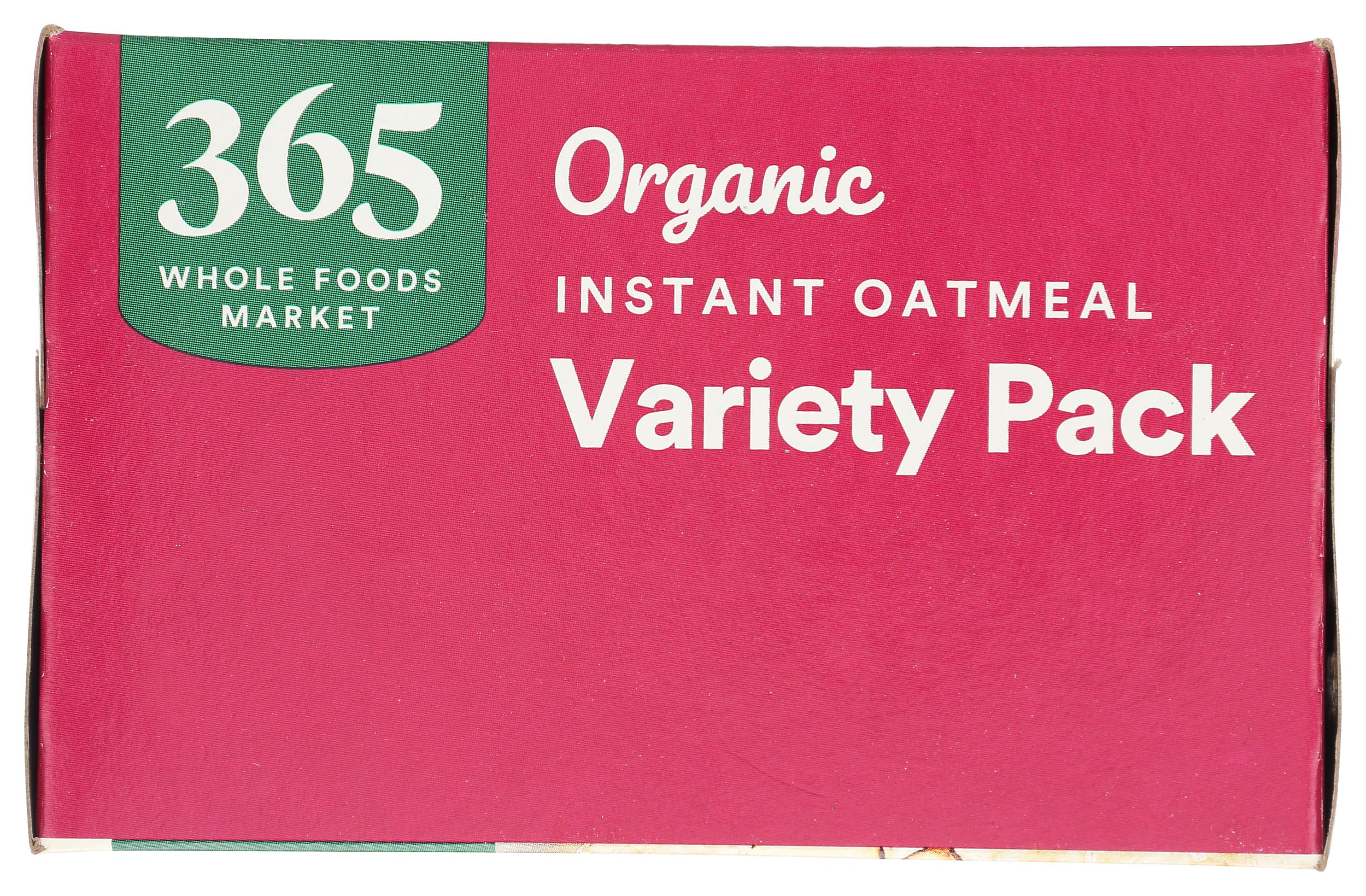 Organic Variety Pack Instant Oatmeal 11.3 Oz 365 By Whole Foods Market