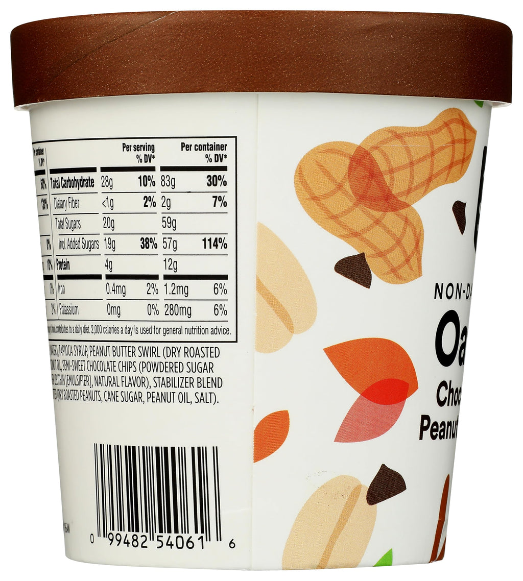Chocolate Chip Peanut Butter Oat Milk Frozen Dessert 1 PT 365 By Whole Foods Market