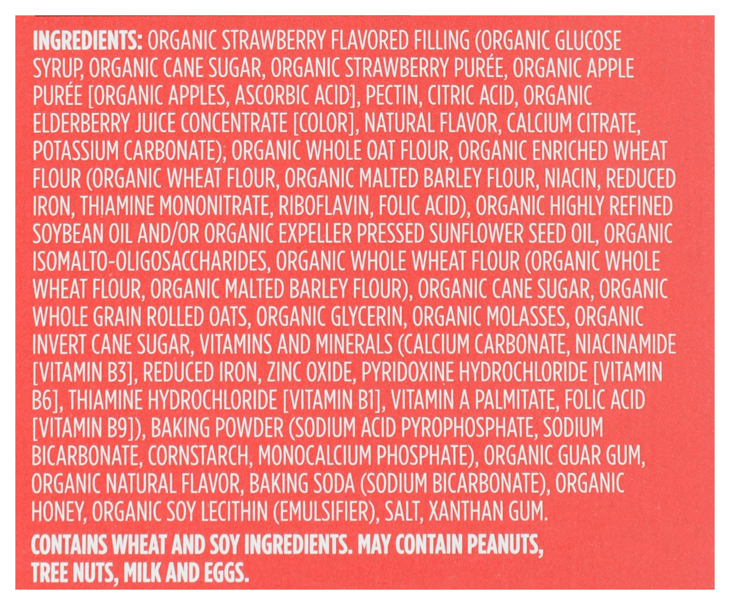 Organic Strawberry Fruit And Grain Bars 20.8 Oz 365 By Whole Foods Market