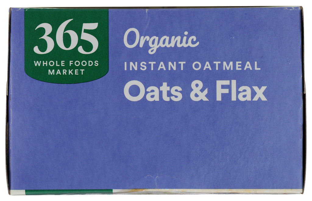 Organic Instant Oats And Flax 8 Pack 11.3 Oz 365 By Whole Foods Market