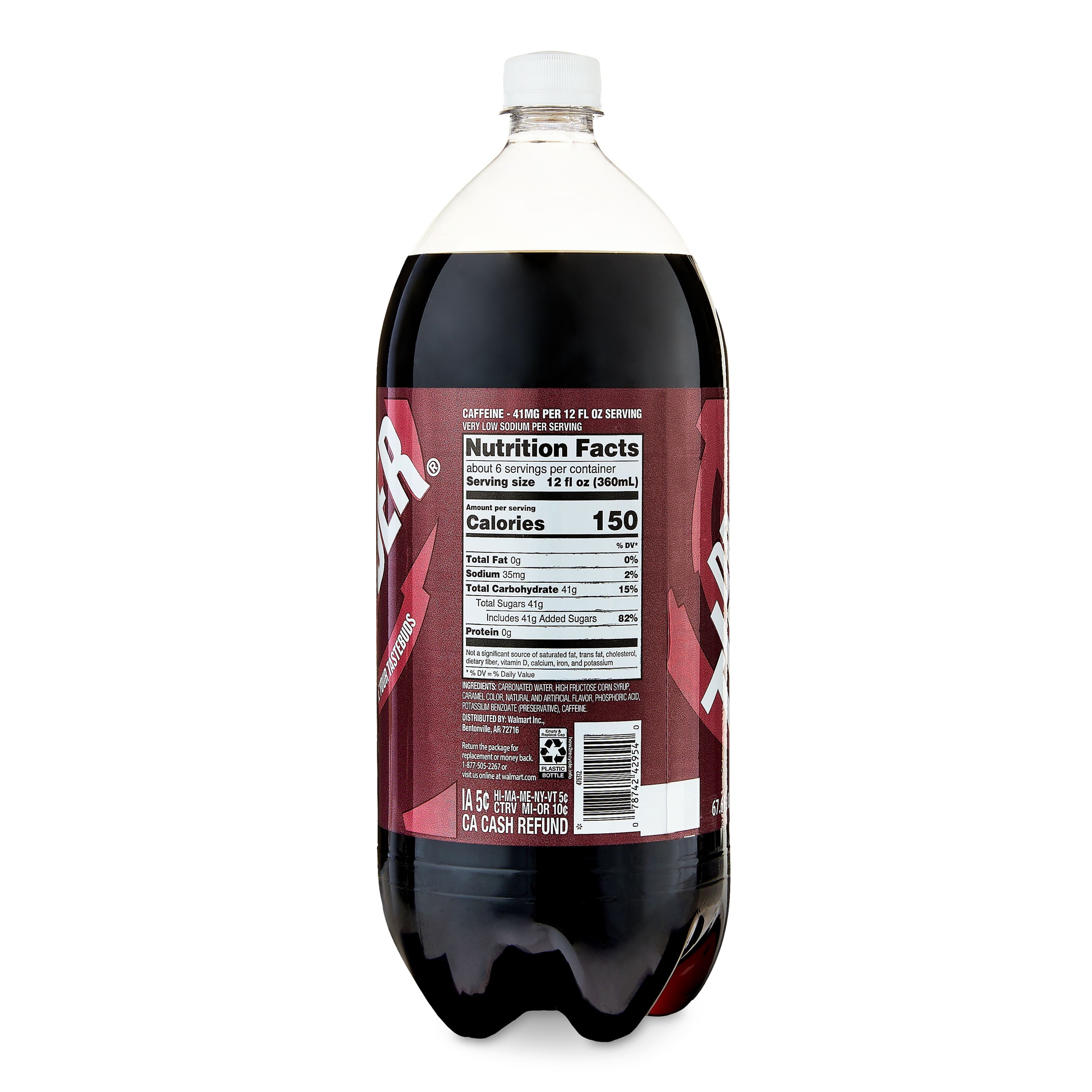 Great Value Dr Thunder Soda Pop Bottle 2 L