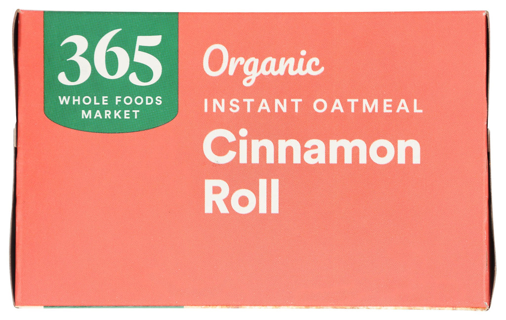 Organic Instant Oatmeal Cinnamon Roll Flavor 11.3 Oz 365 By Whole Foods Market