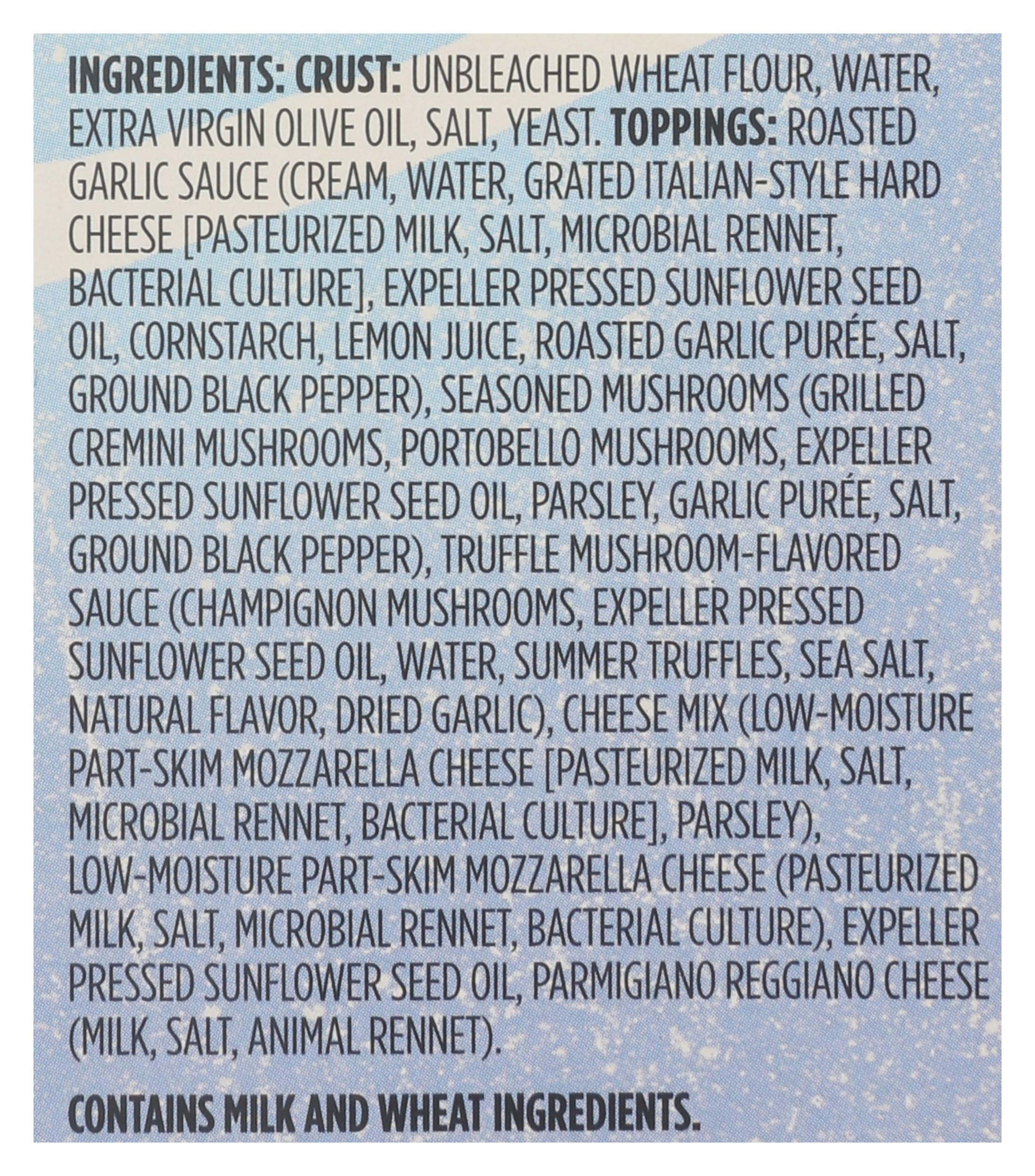 Mushroom with Truffle Sauce Pizza 13.4 Oz 365 By Whole Foods Market
