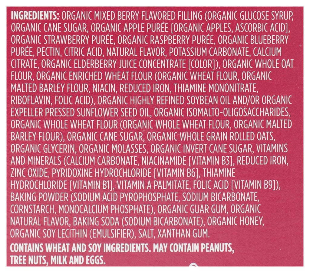 Organic Mixed Berry Fruit And Grain Bars 20.8 Oz 365 By Whole Foods Market