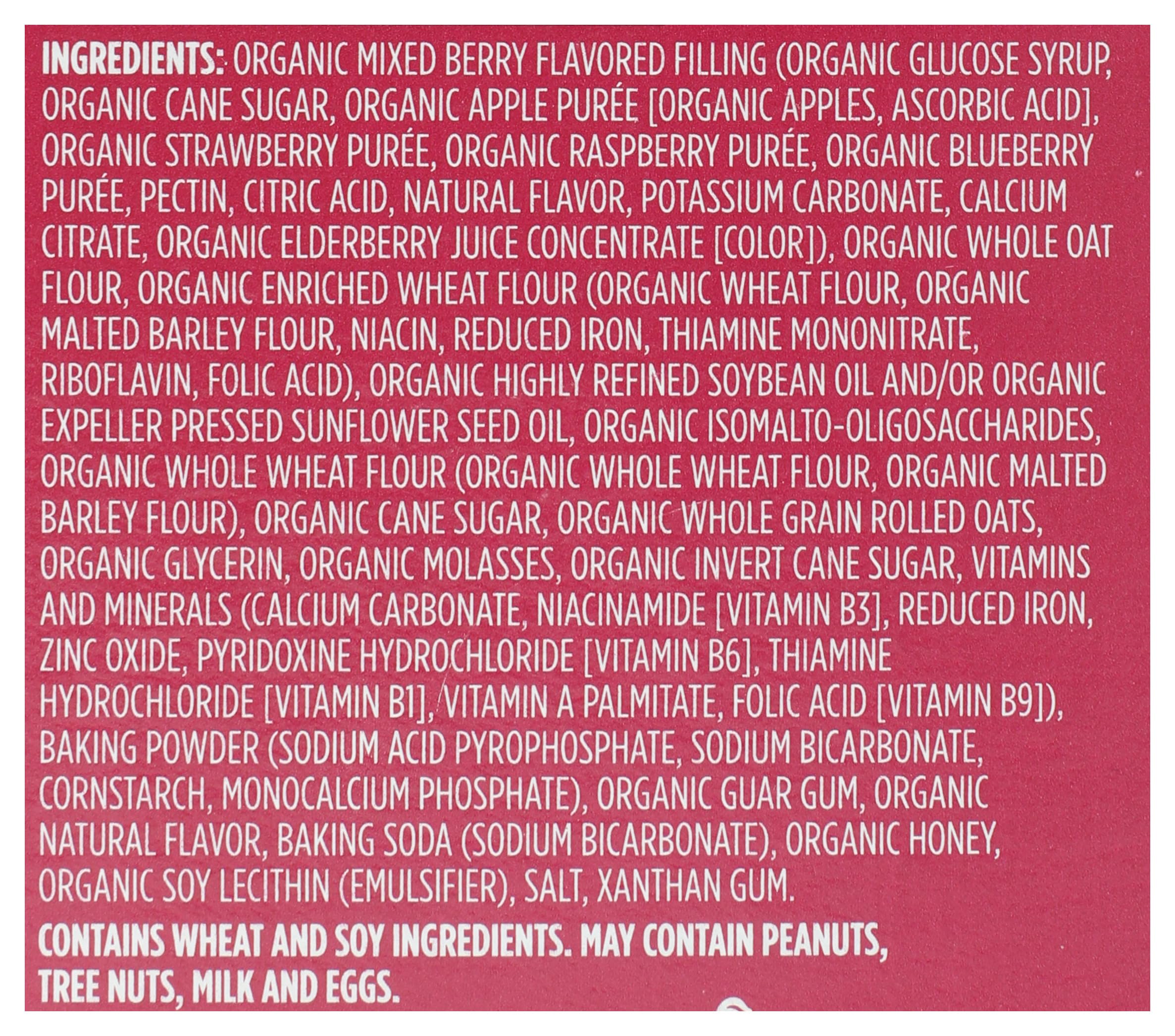 Organic Mixed Berry Fruit And Grain Bars 20.8 Oz 365 By Whole Foods Market