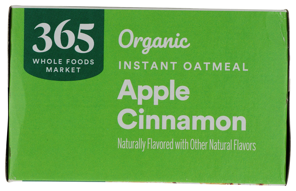 Organic Instant Oatmeal Apple Cinnamon 1.41 Oz Packets Pack Of 8 365 By Whole Foods Market