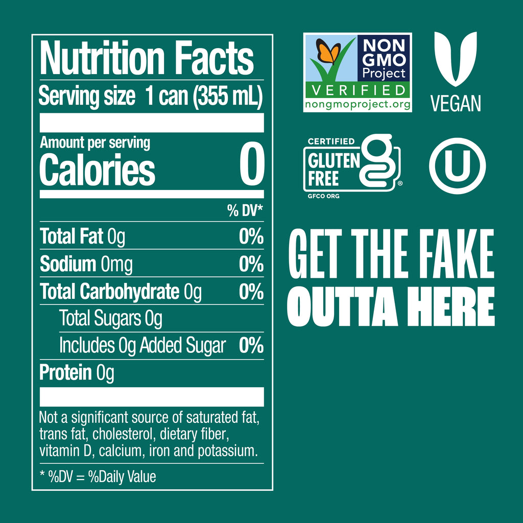 Zevia Zero Sugar Caffeine Free Fruity Variety Soda Pop Cans 12 Fl Oz 8 Pack