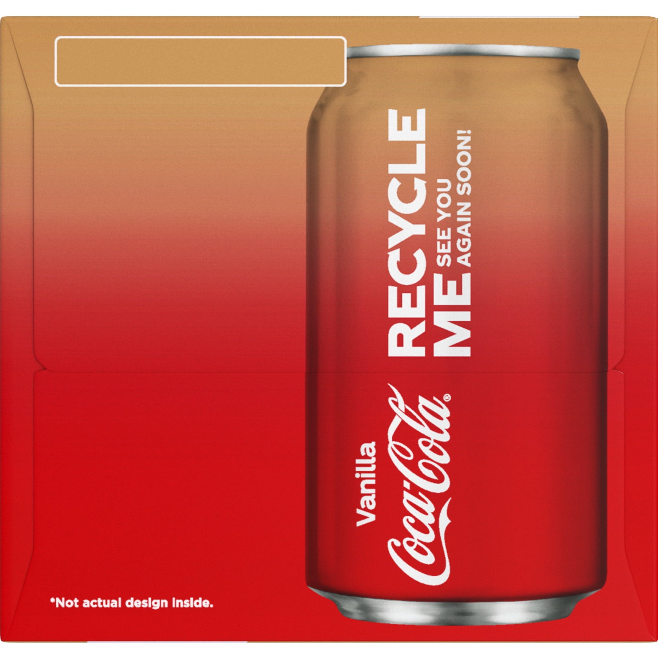 Vanilla Soda Pop Fridge Pack Cans 12 Fl Oz 12 Pack Coca-Cola
