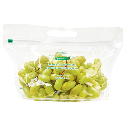 Wegmans Green Seedless Grapes Bagged 2 Lb