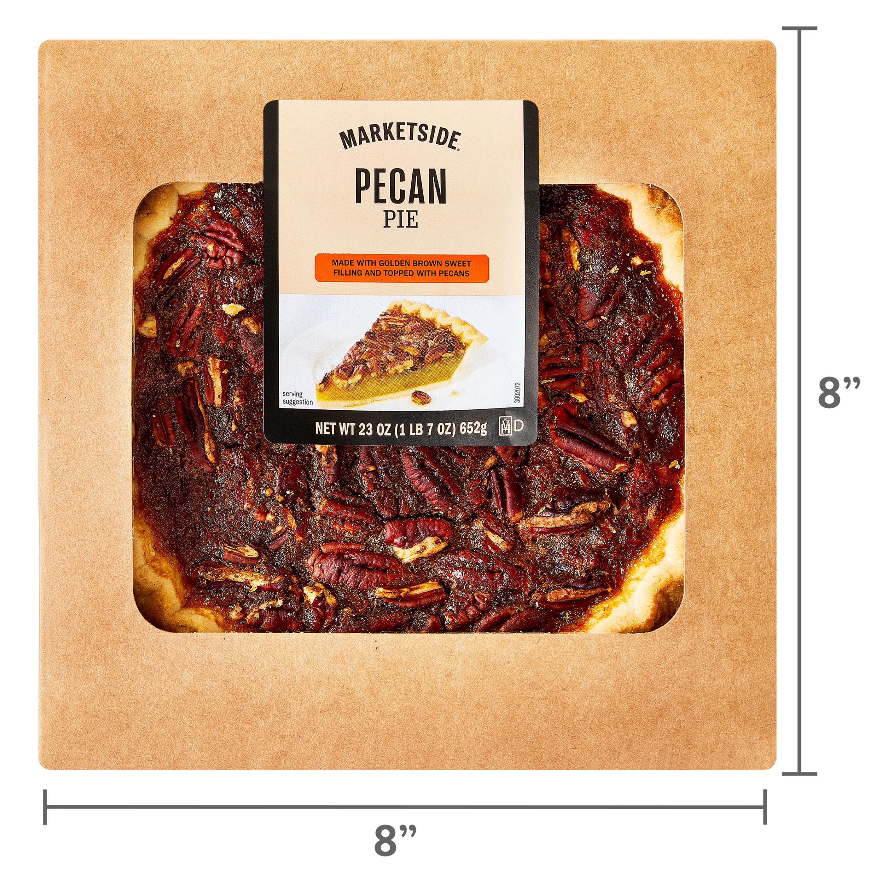 Pecan Pie 23 Oz 8 Inch Marketside